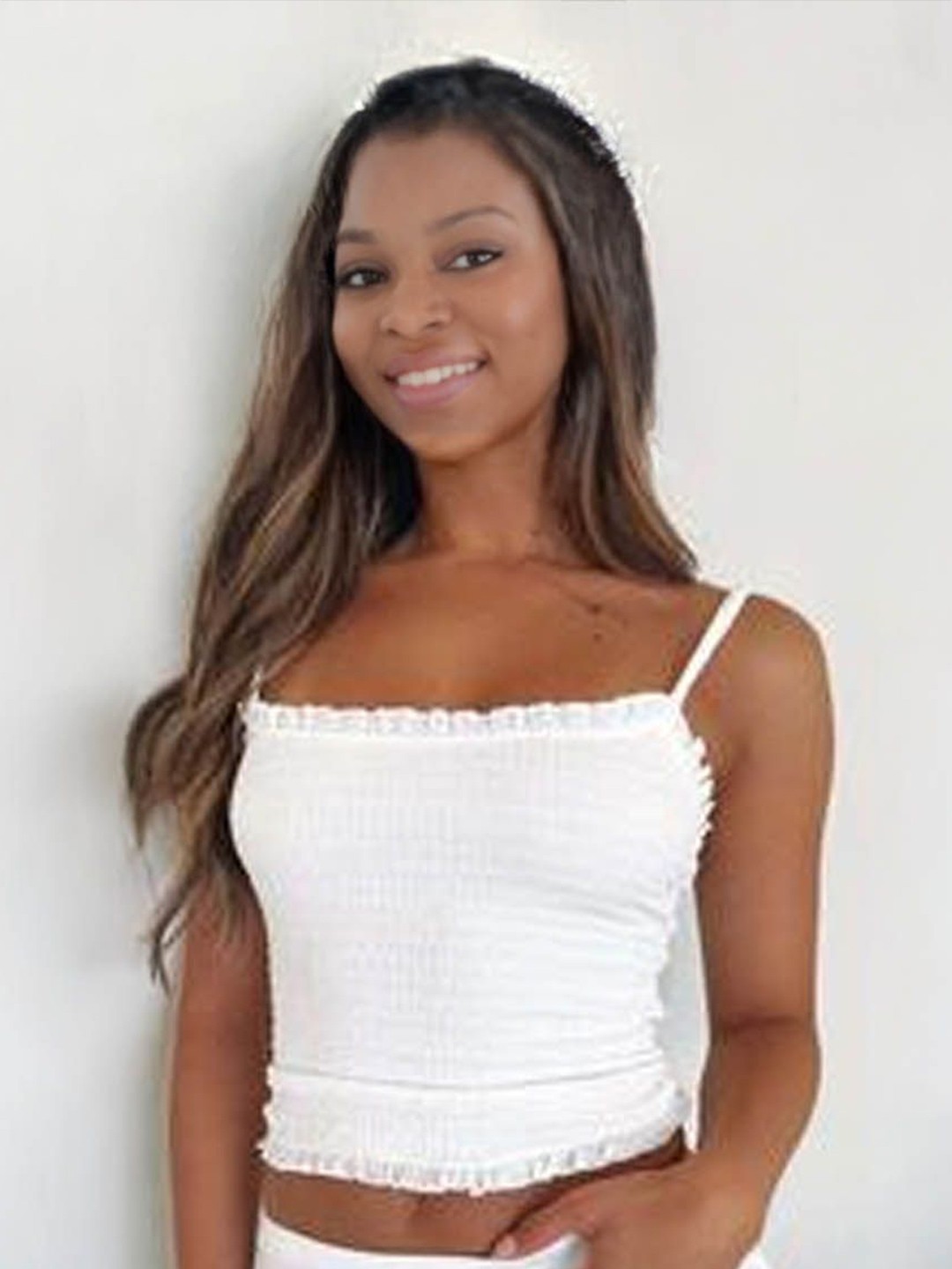

StyleCast Crop Top, White