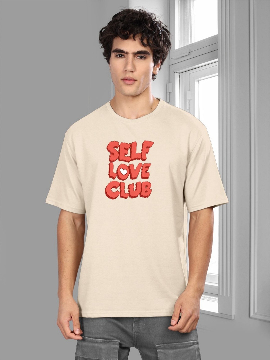 

BULLMER Men Printed T-shirt, Beige