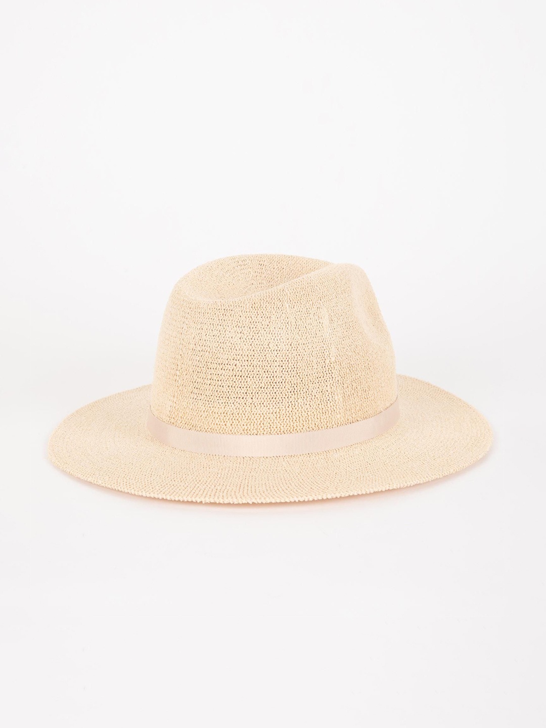 

DeFacto Women Beige Self Design Bucket Hat