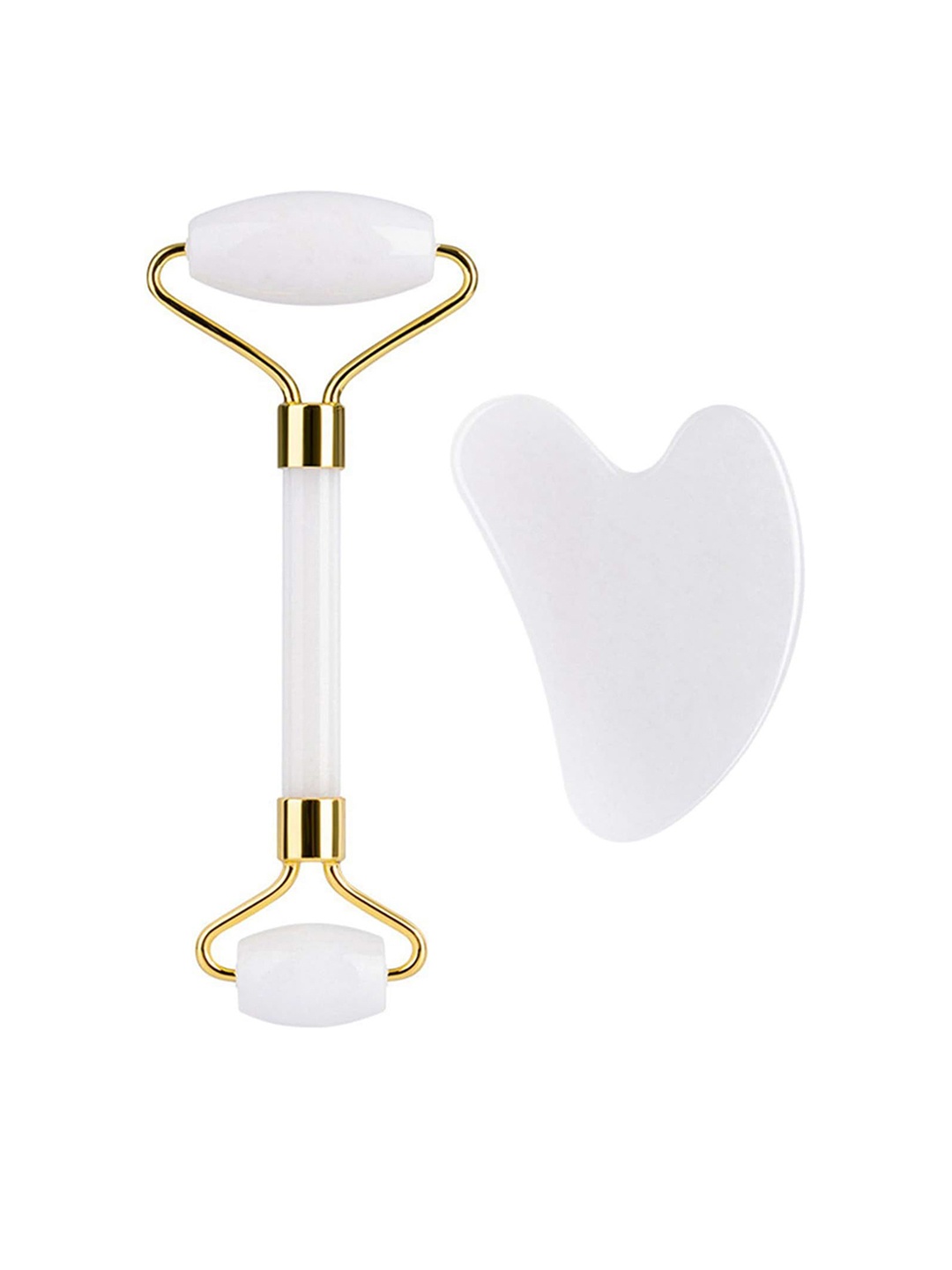 

Signaxo White Jade Roller & Gua Sha Set