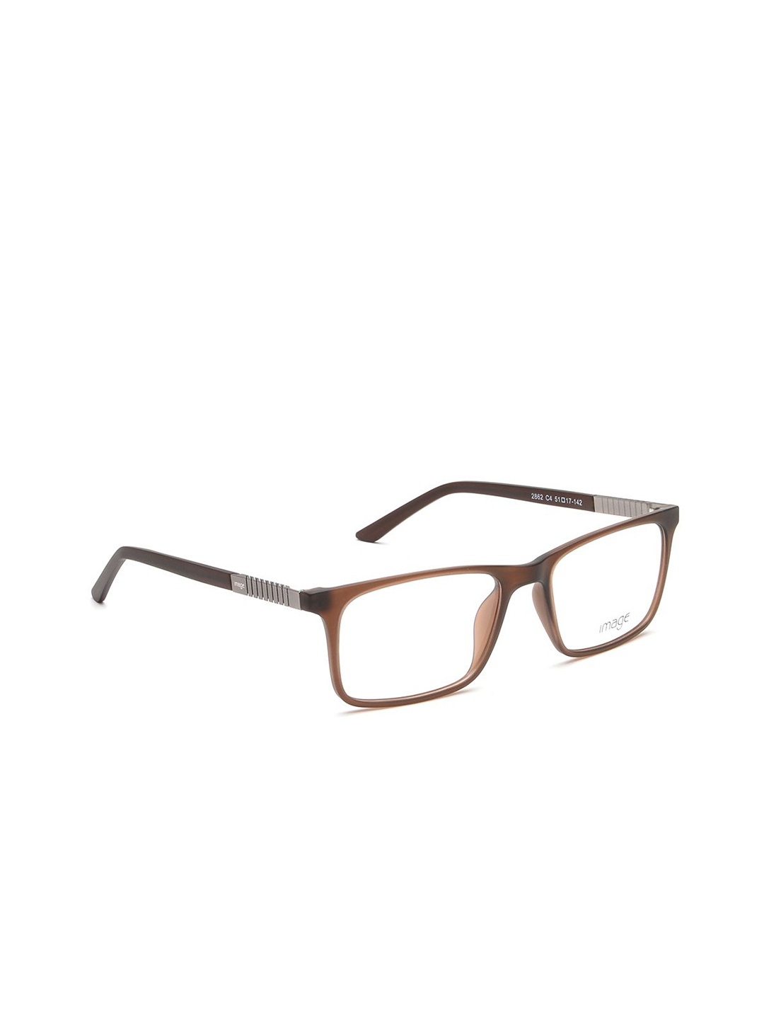 

Image Men Full Rim Rectangle Frames, Brown