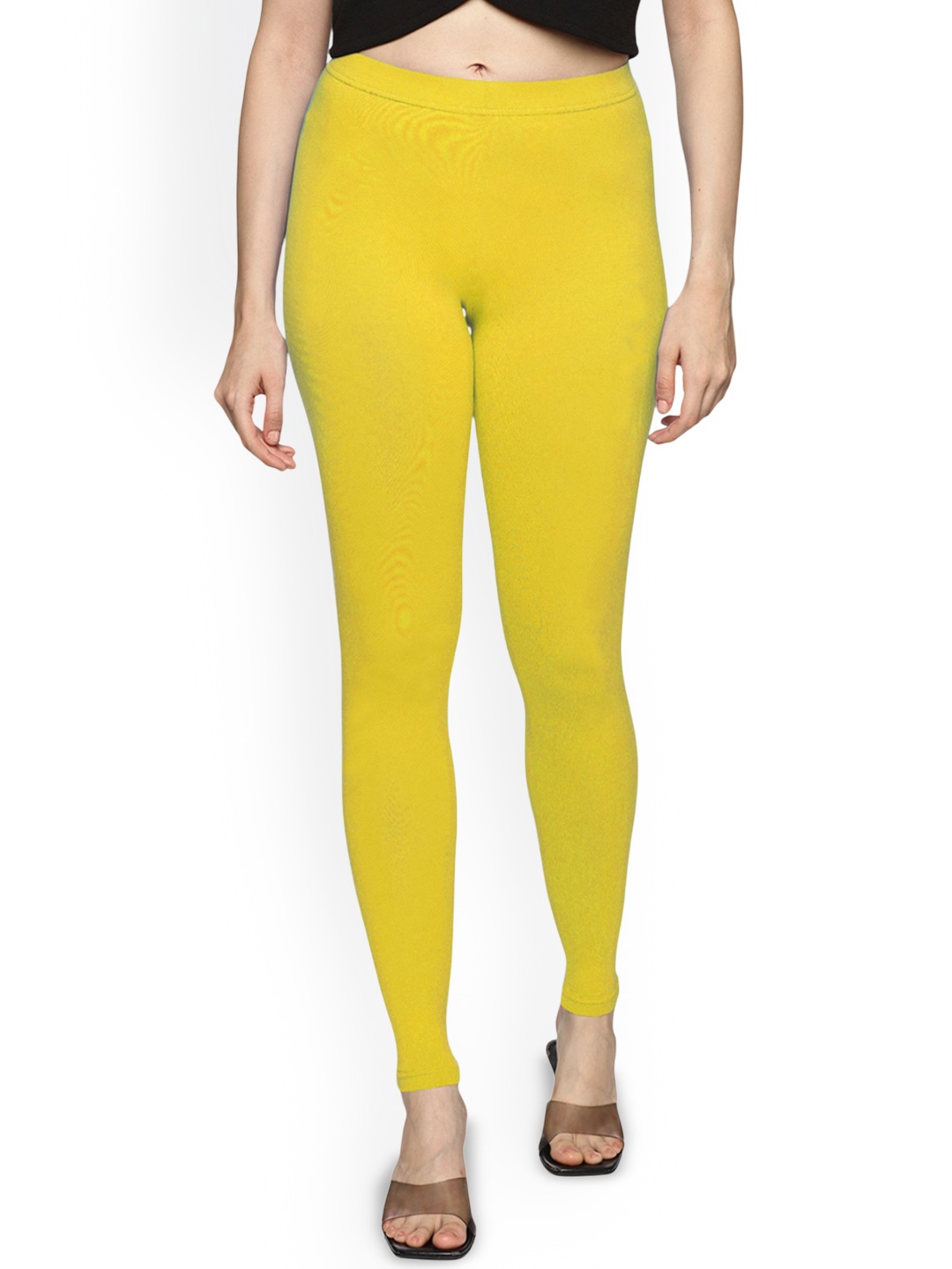 

Coppersmith Women Ankle Length Breathable Leggings, Yellow