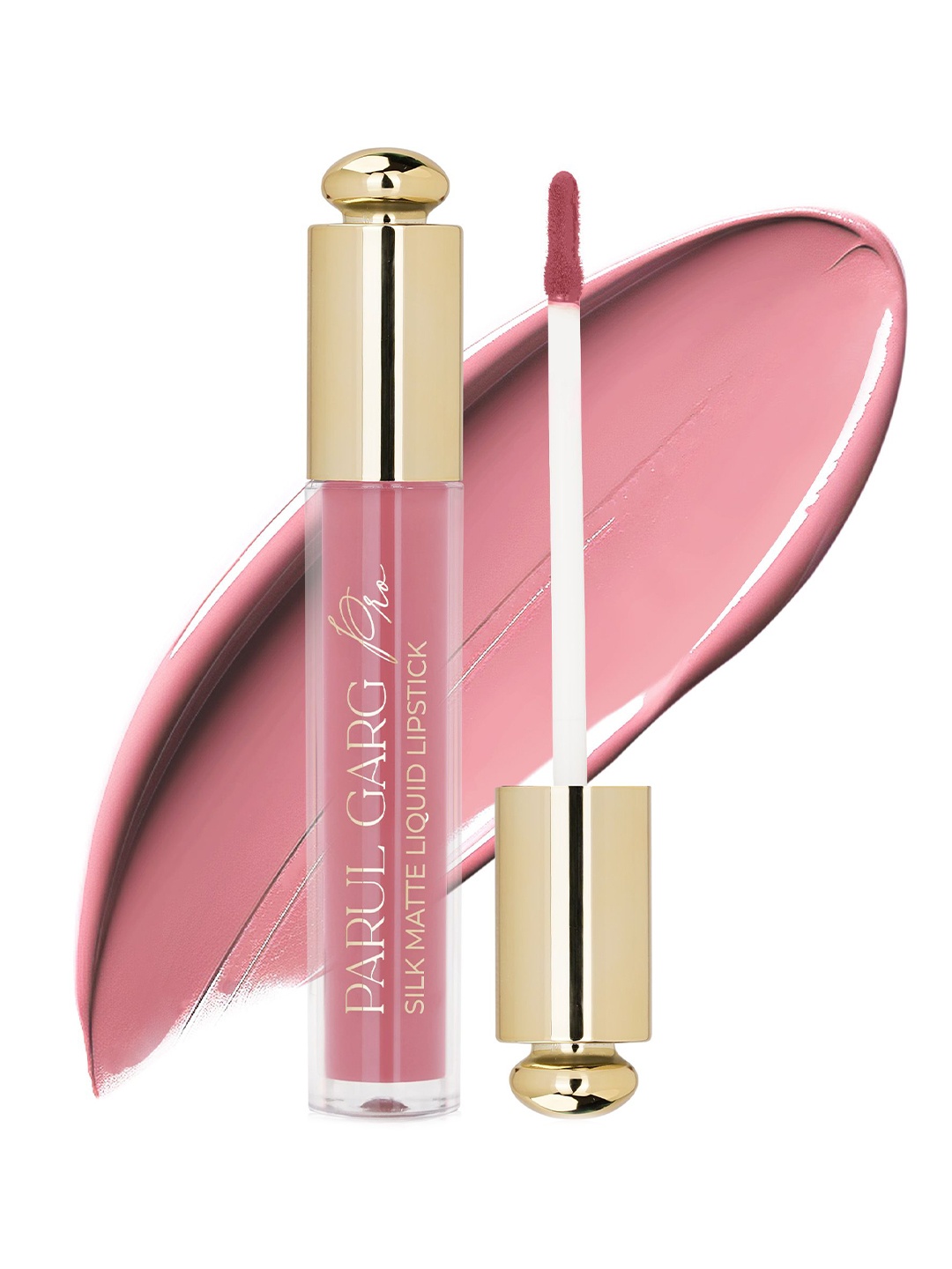 

Parul Garg Silk Matte Liquid Lipstick With Shea Butter - 3 ml - Cherry Blossom 20, Pink