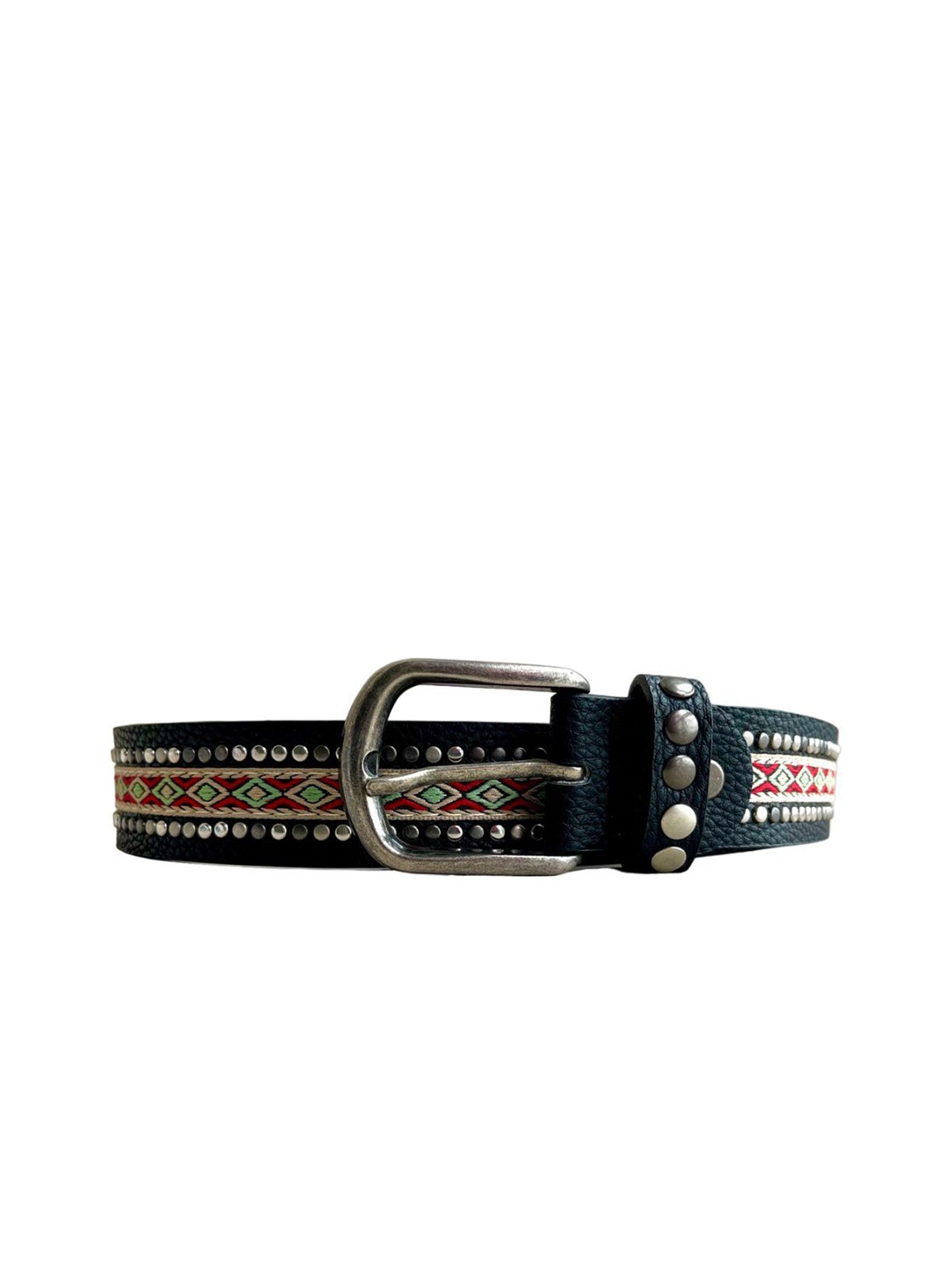 

NOTHING ORDINARY Unisex Embellished Belt, Black