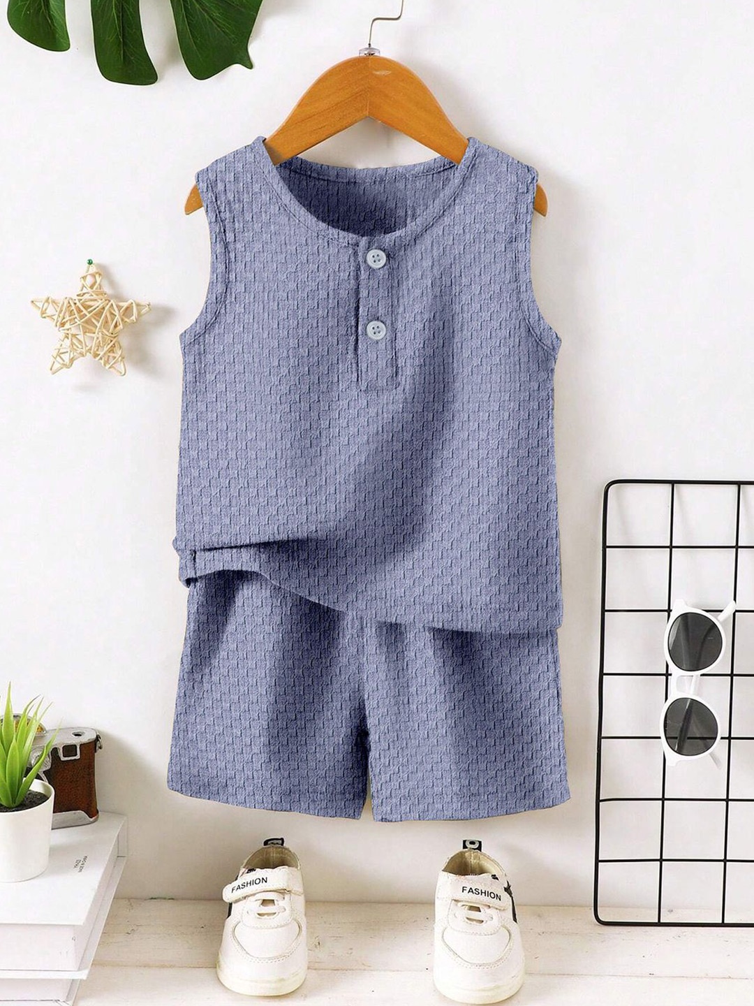 

YK Boys T-shirt with Shorts, Blue