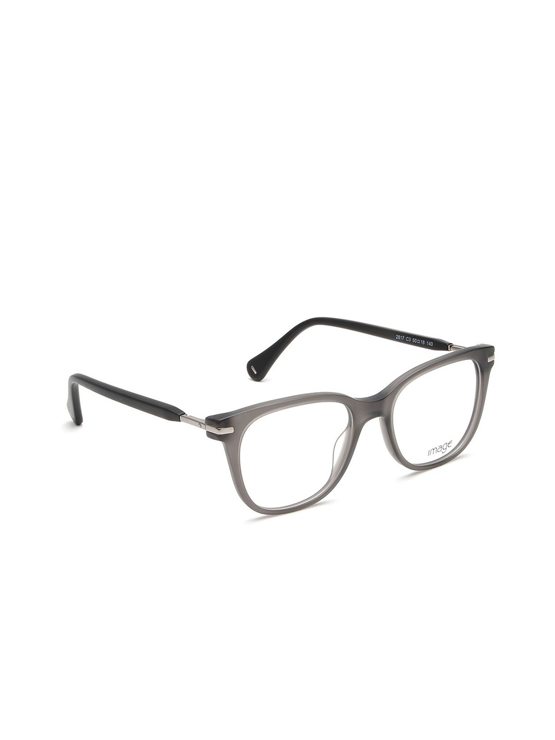 

Image Men Full Rim Square Frame, Grey