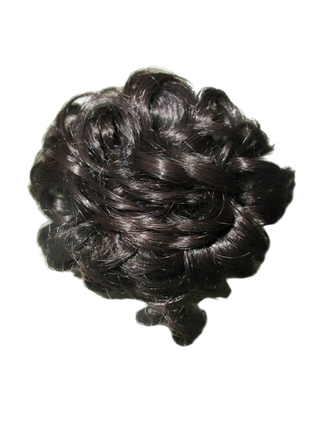 

vister Wavy Clip-In Bun Hair Extension - 6 Inch - Black