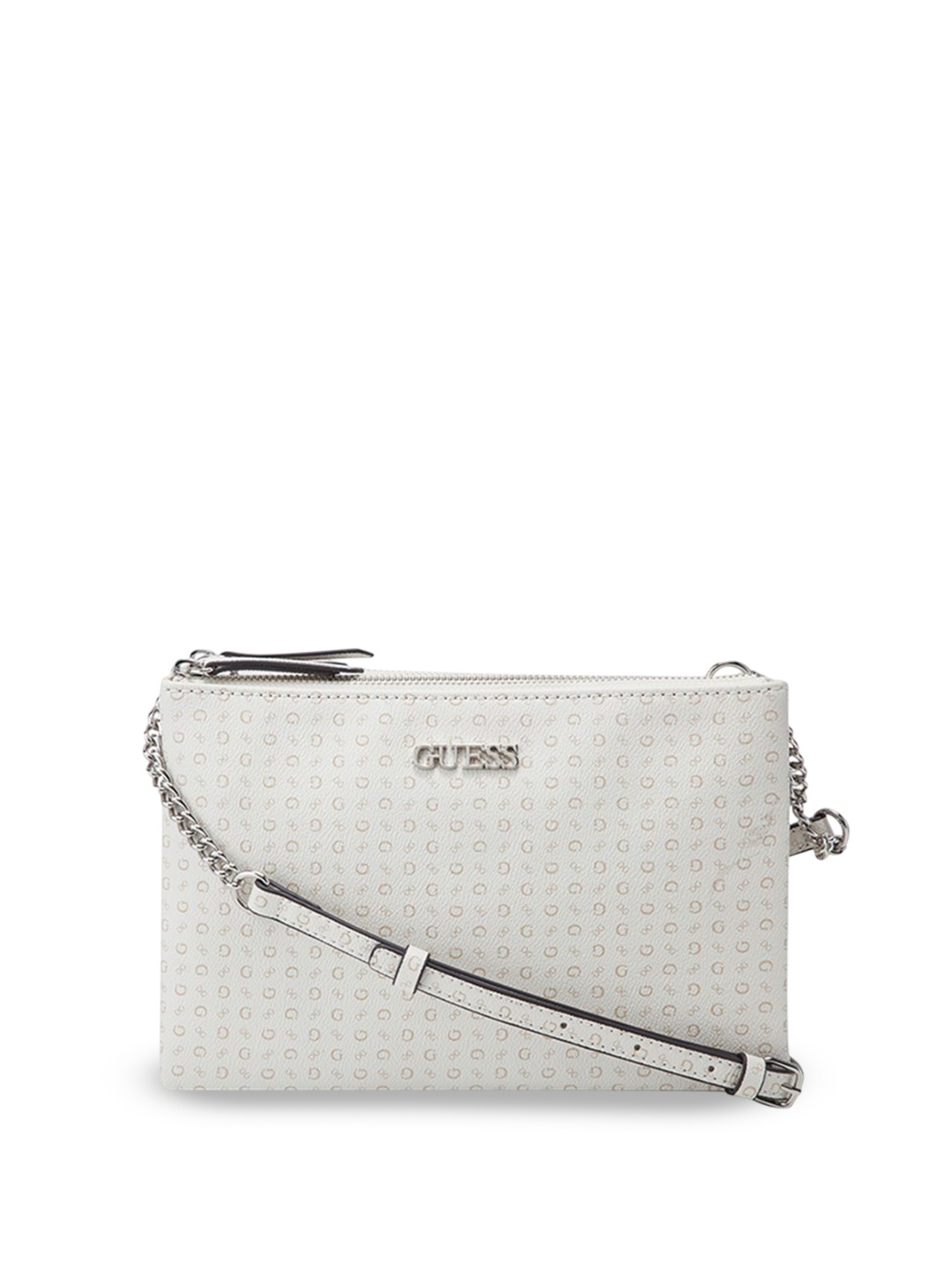

GUESS Printed Swagger Shoulder Bag, Grey