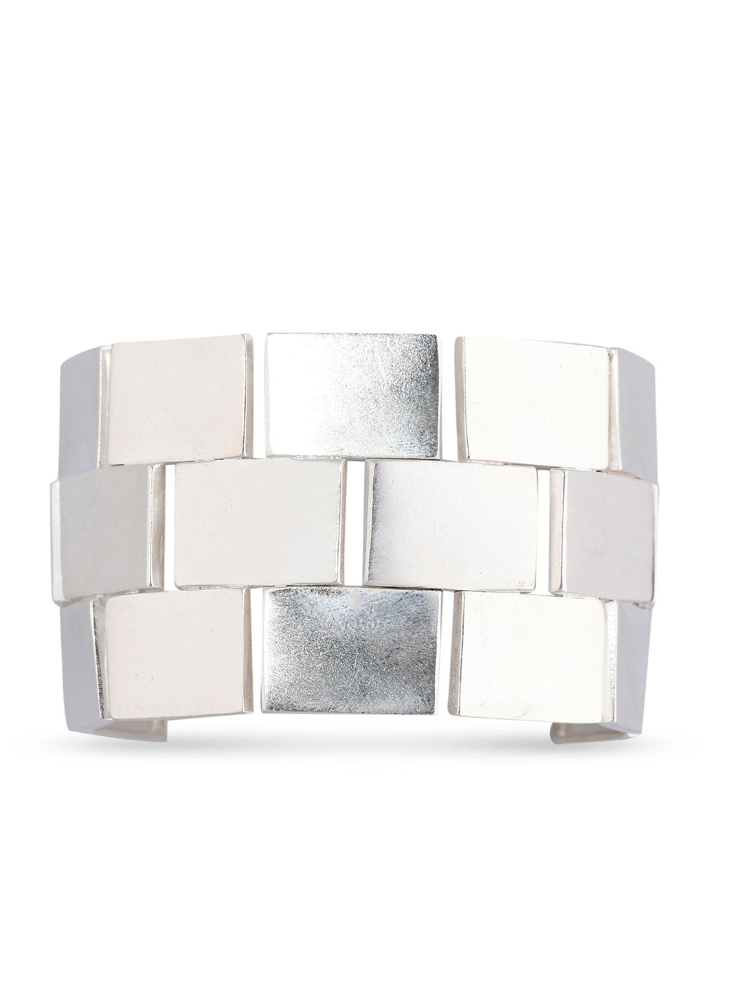 

House of Pehr Silver Plated Honeycomb Cuff Bracelet