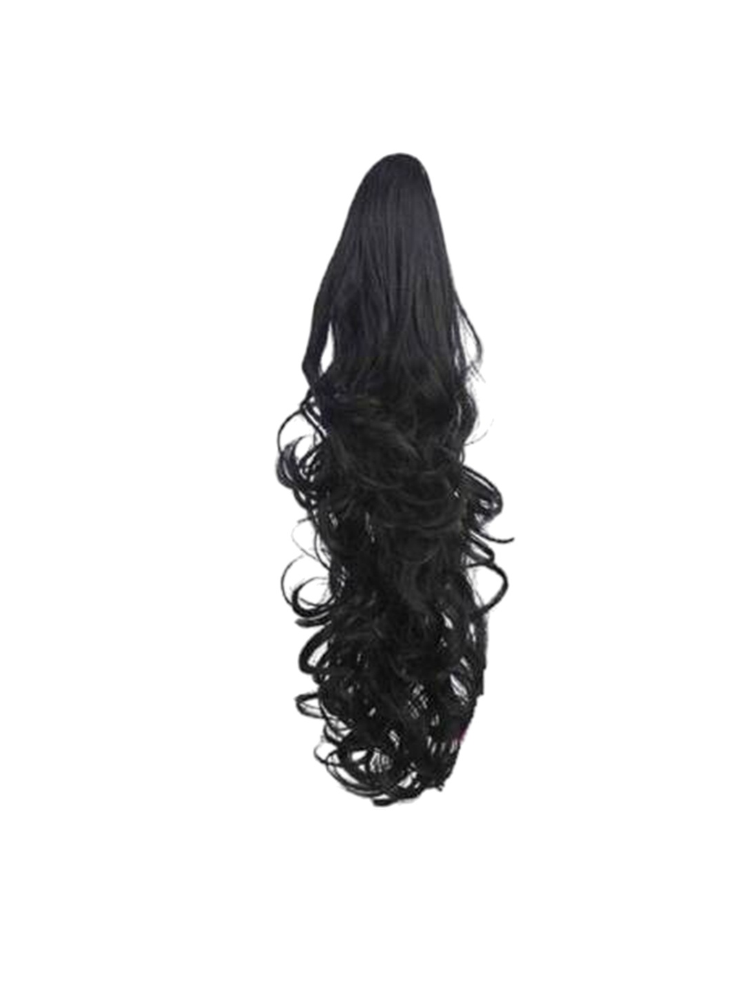 

vister Clip-In Wavy Hair Extension - Black - 20 Inch