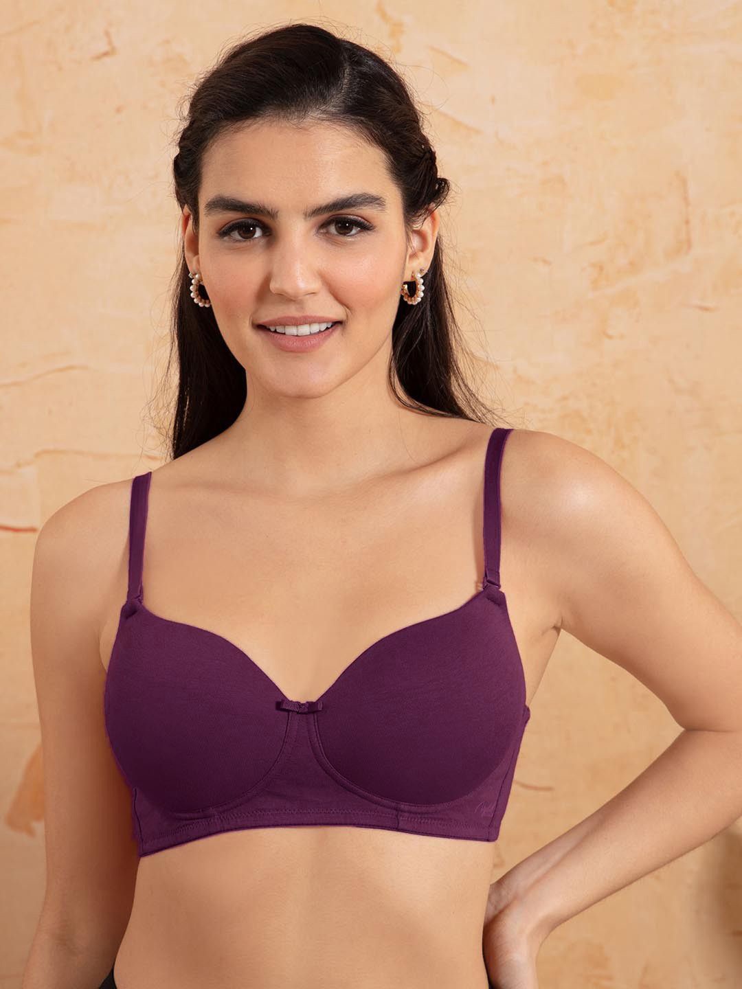 

Nakshu Bra Full Coverage Lightly Padded, Purple