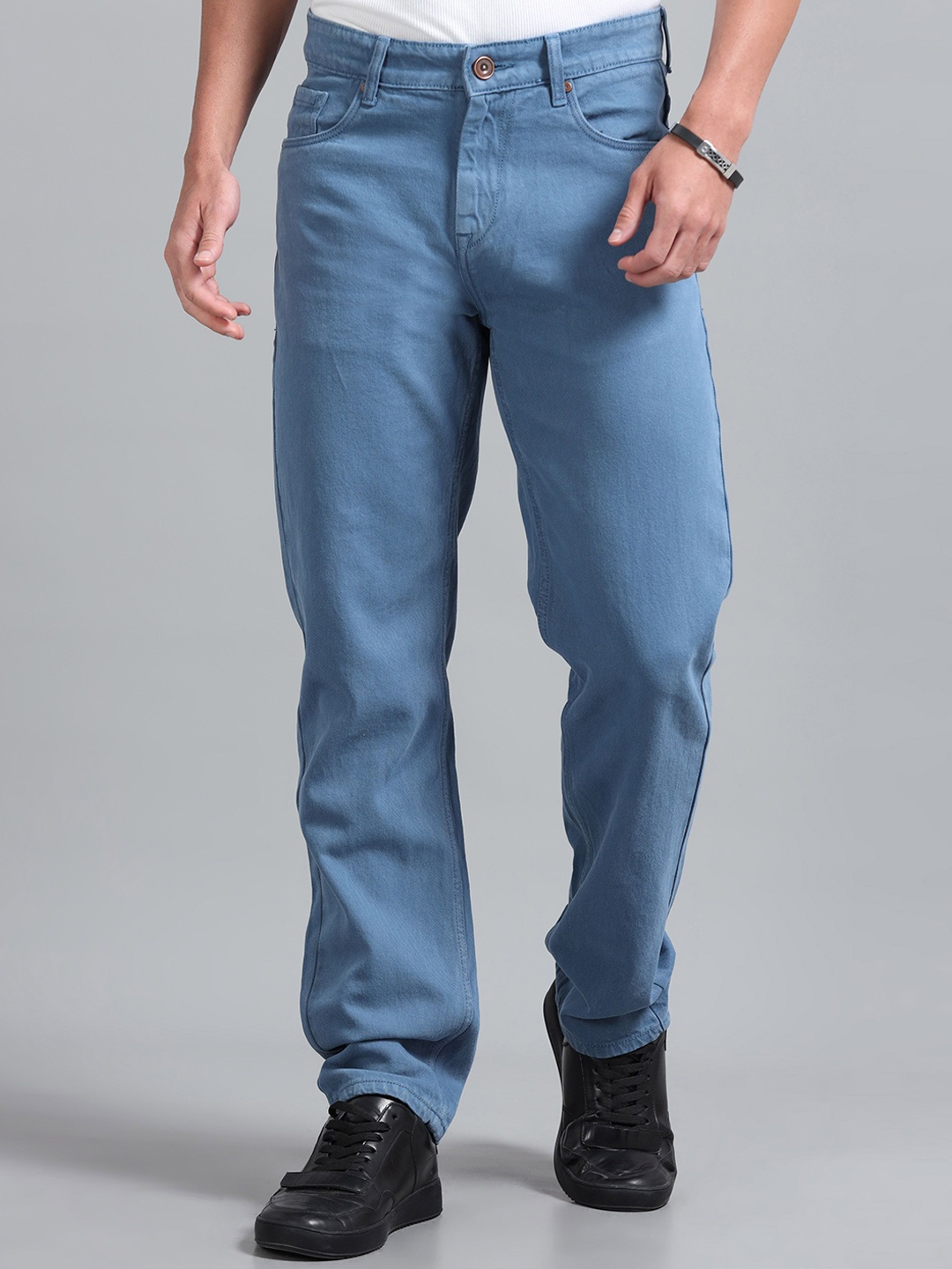 

The Roadster Lifestyle Pure Cotton Relaxed Fit Jeans, Blue