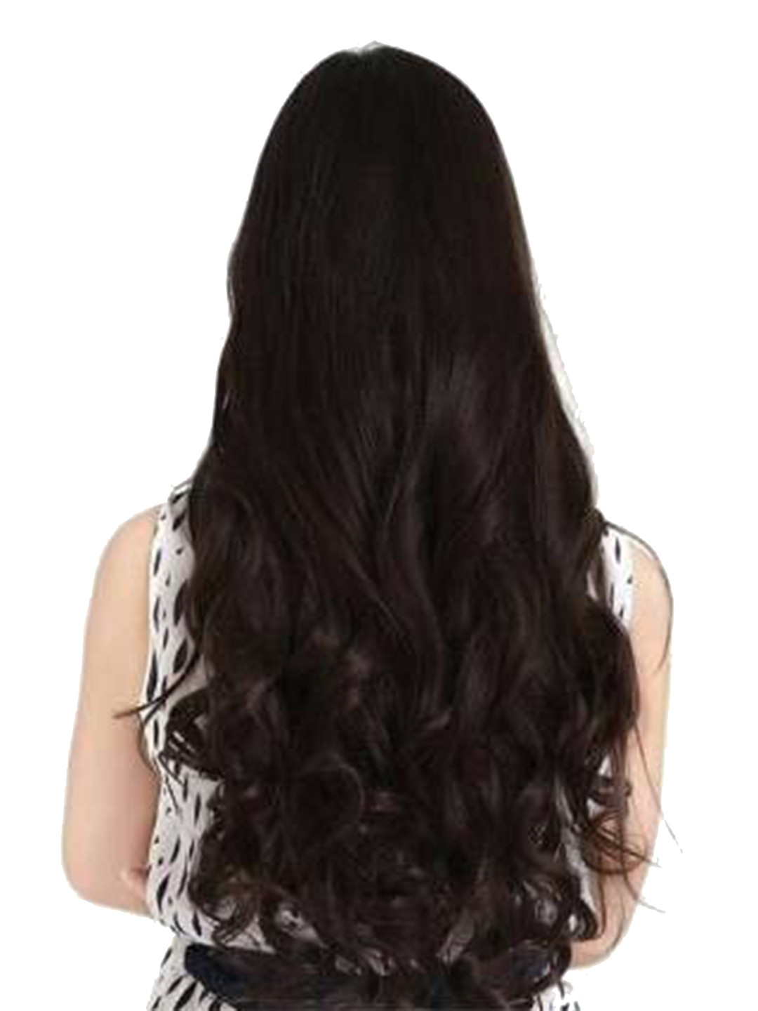 

vister Clip-In Straight Hair Extension - Brown - 22 Inch