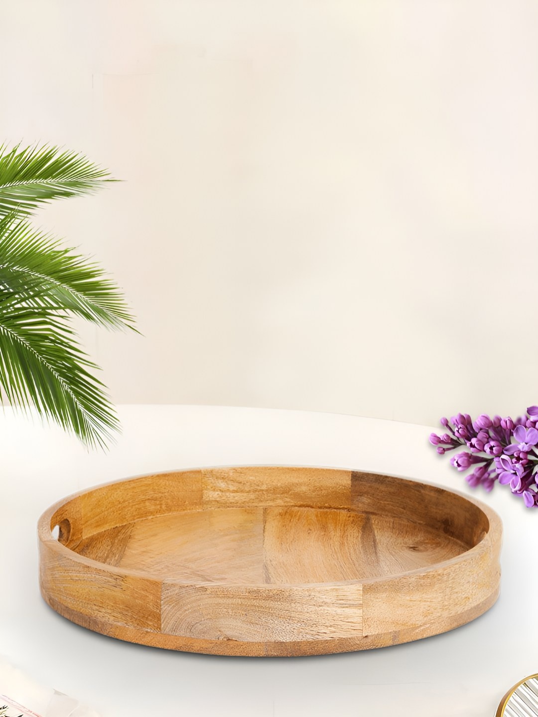 

Metalsmith Beige 2025 Wood 1 Pieces Easy to Clean Serving Tray