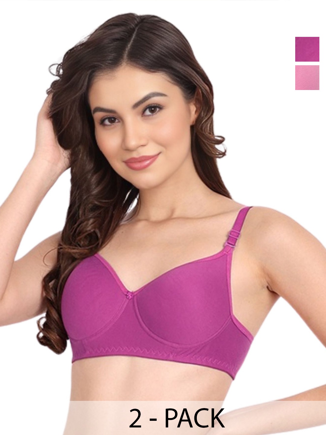 

Liigne Bra Full Coverage Lightly Padded, Purple