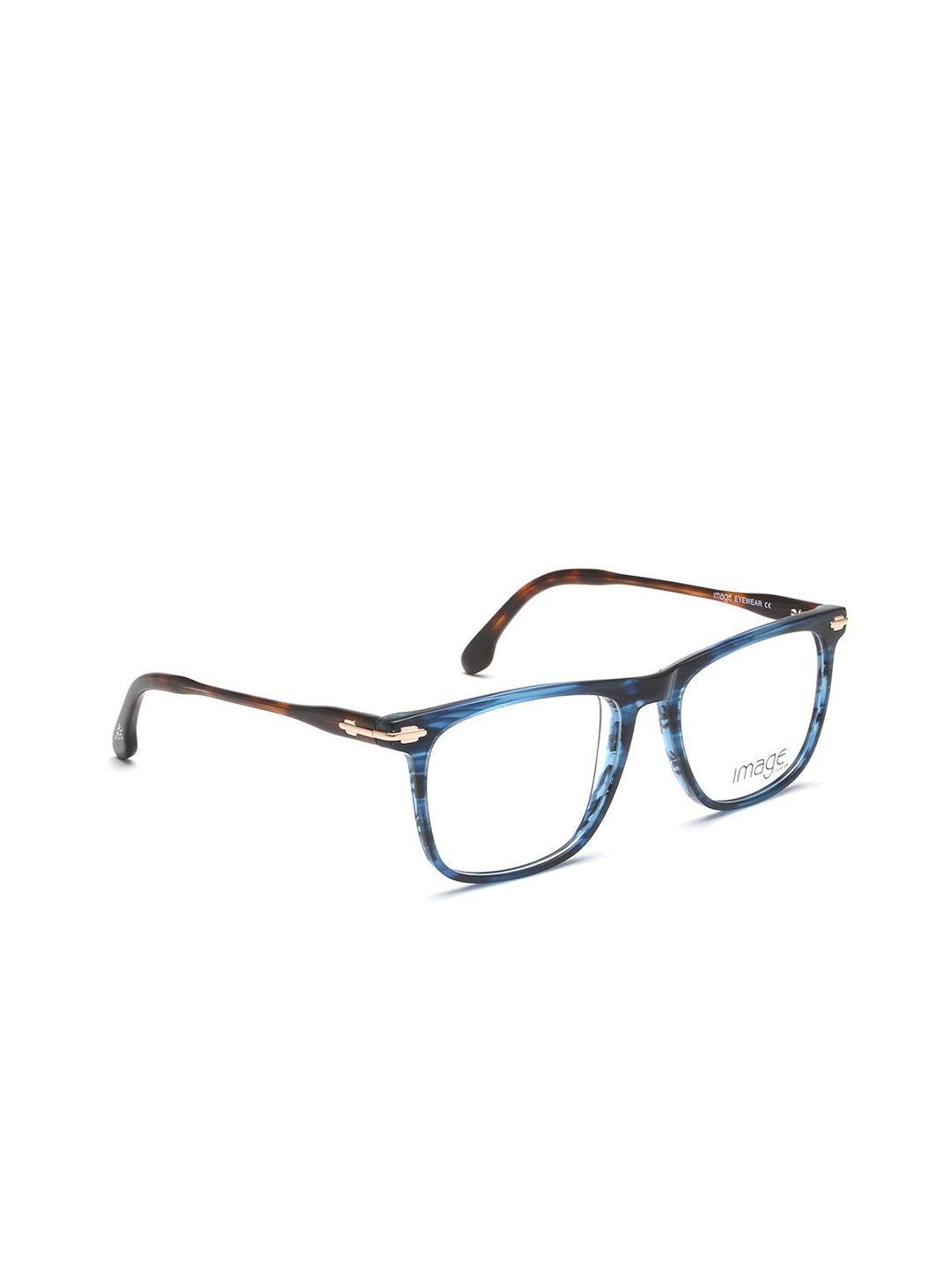 

Image Men Abstract Full Rim Square Frames, Blue