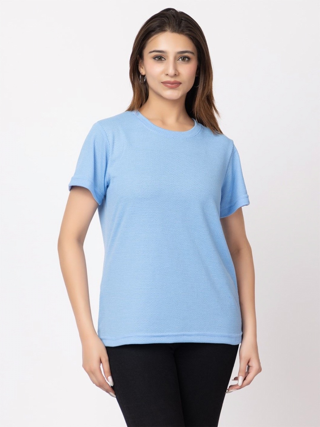 

HILFIRE REGION Women Oversized T-shirt, Blue