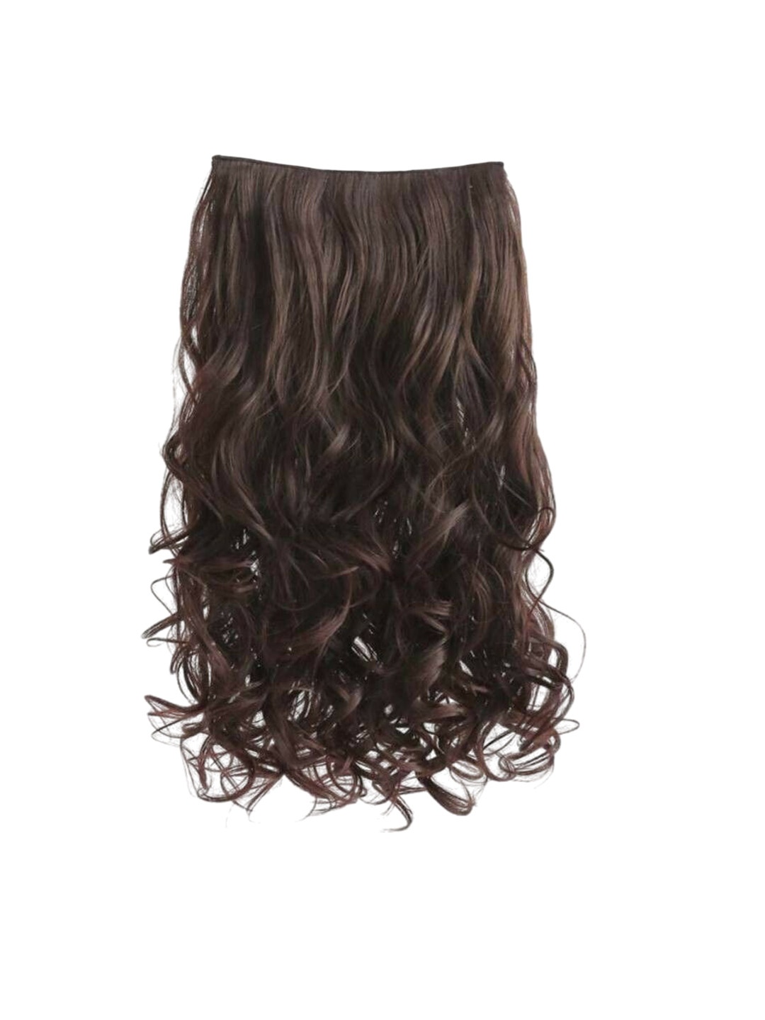 

vister Wavy Clip-In Hair Extension- Brown - 22 Inch