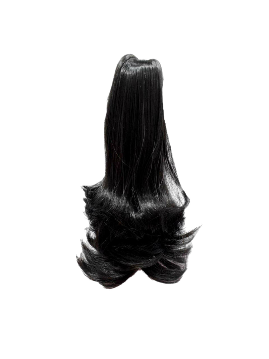 

vister Wavy Clip-In Hair Extension - 20 Inch - Black