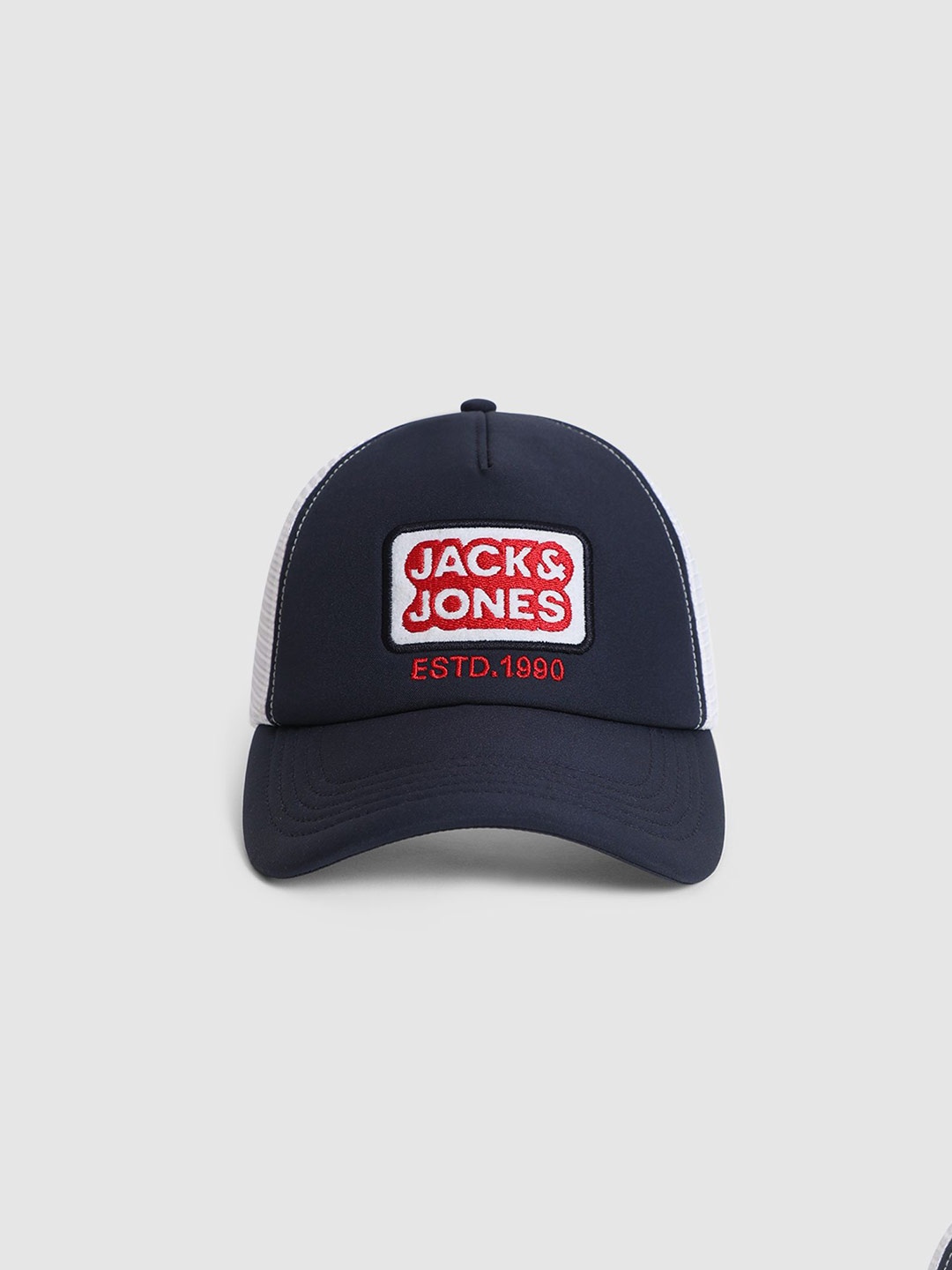

Jack & Jones Men Pure Cotton Baseball Cap, Navy blue