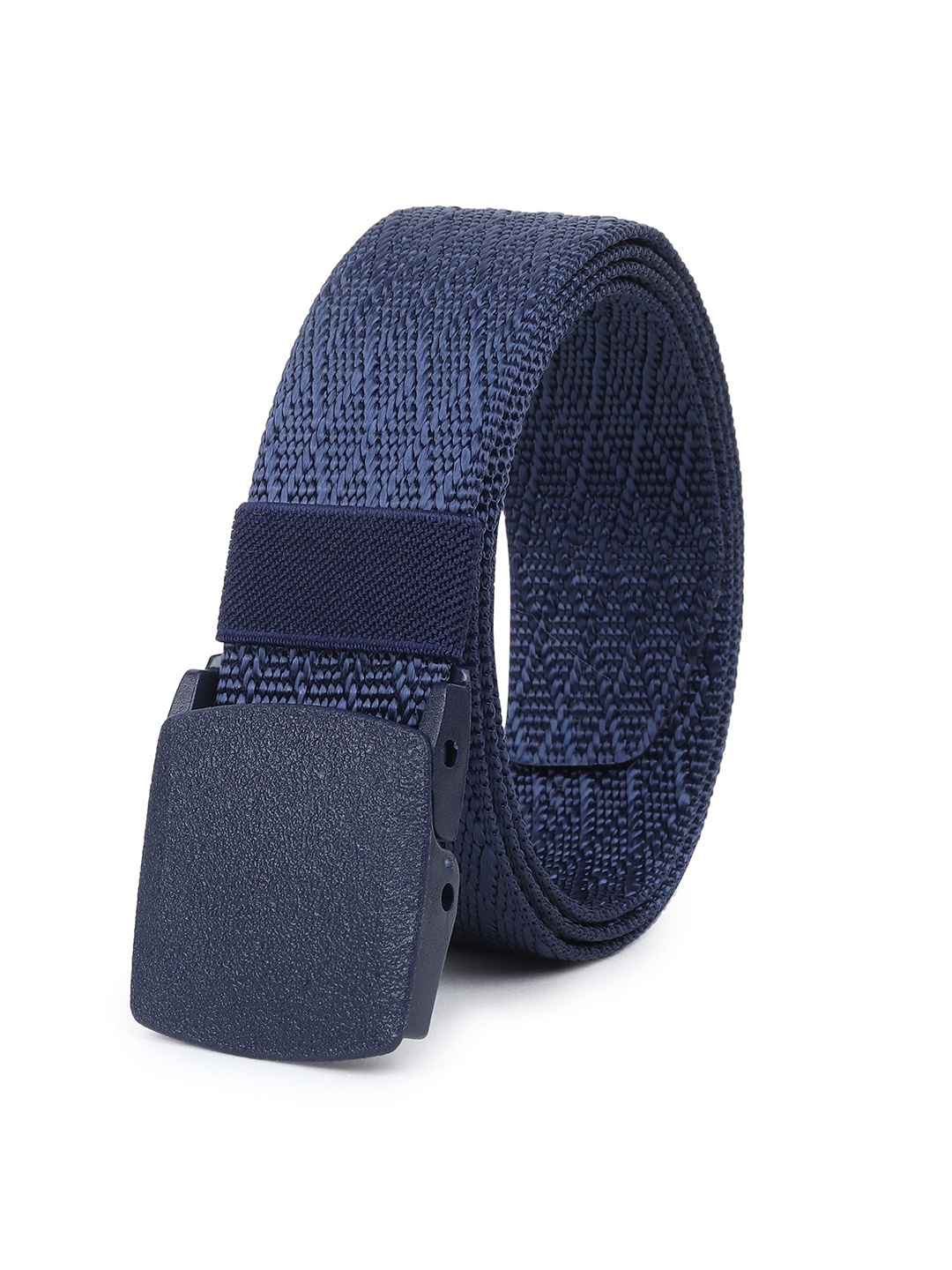 

Provogue Men Textured Belt, Navy blue