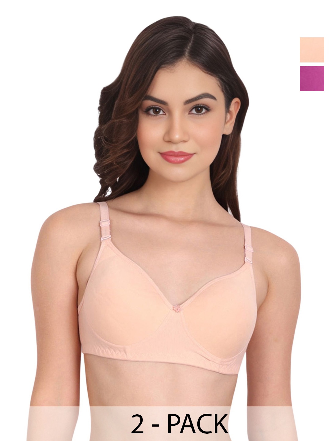 

Liigne Bra Full Coverage Lightly Padded, Purple