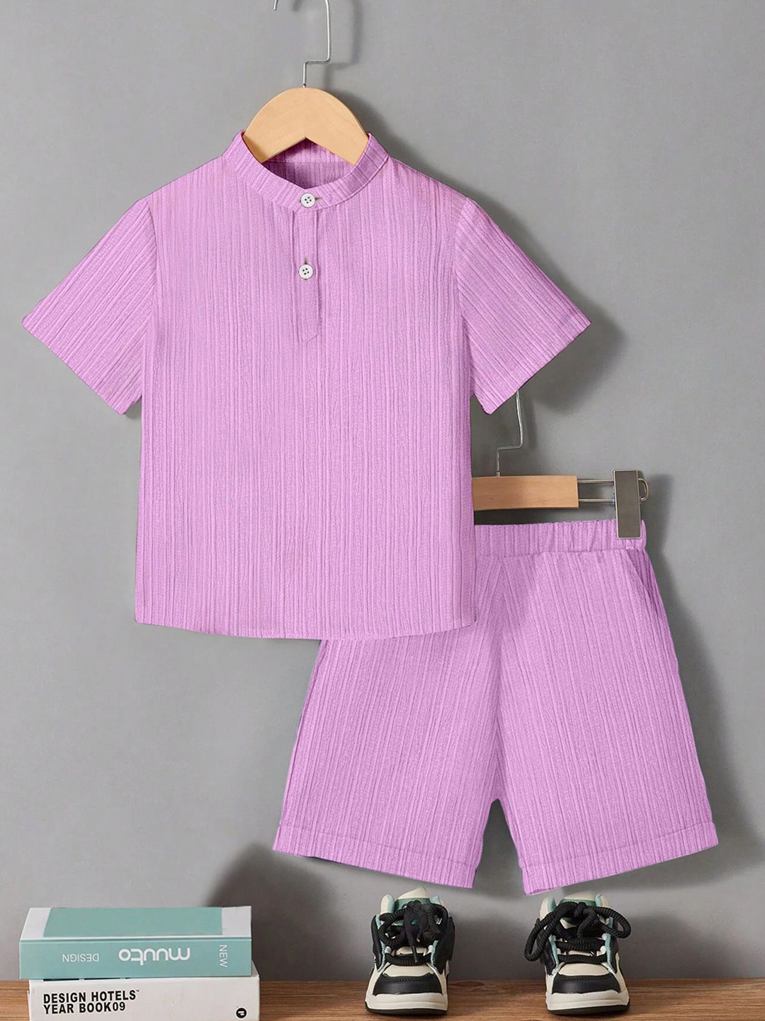 

YK Boys T-shirt with Shorts, Purple