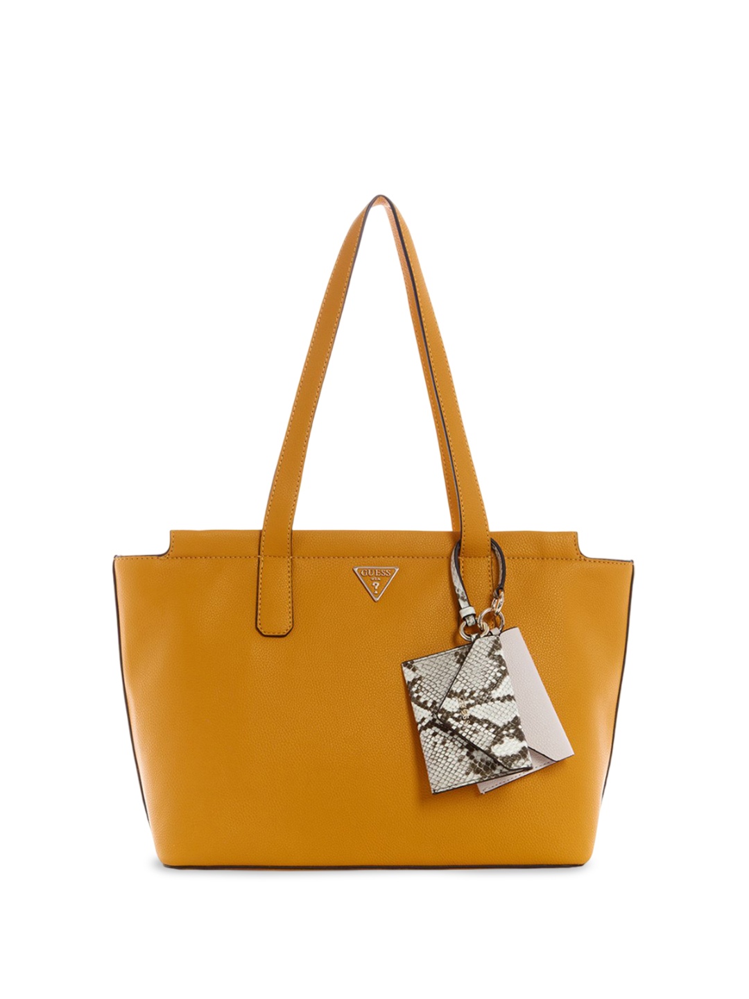 

GUESS PU Shopper Tote Bag, Yellow