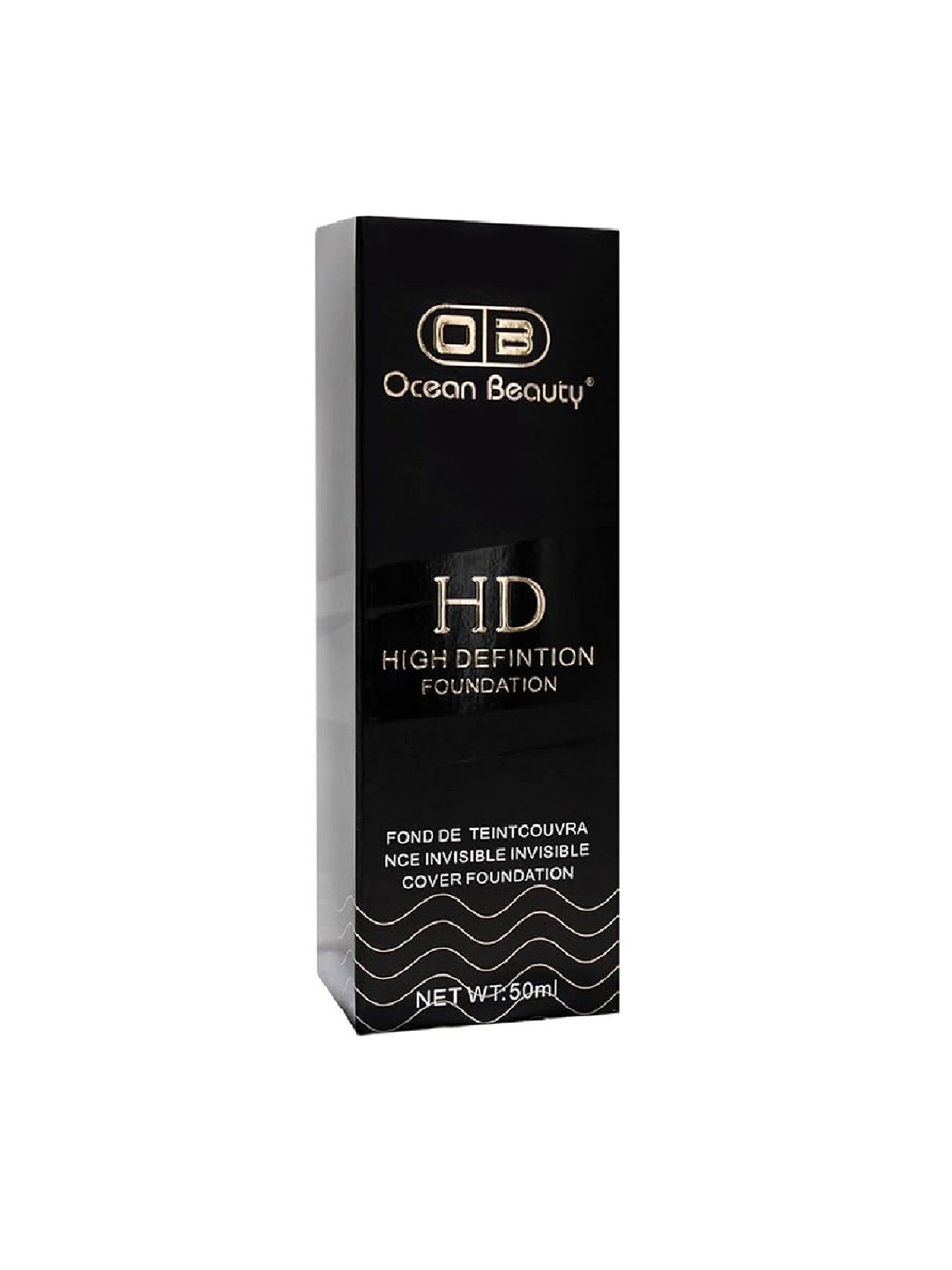 

OB Ocean Beauty HD High Define Foundation For Flawless Complexion- 50 ml- Shade- 101, Cream