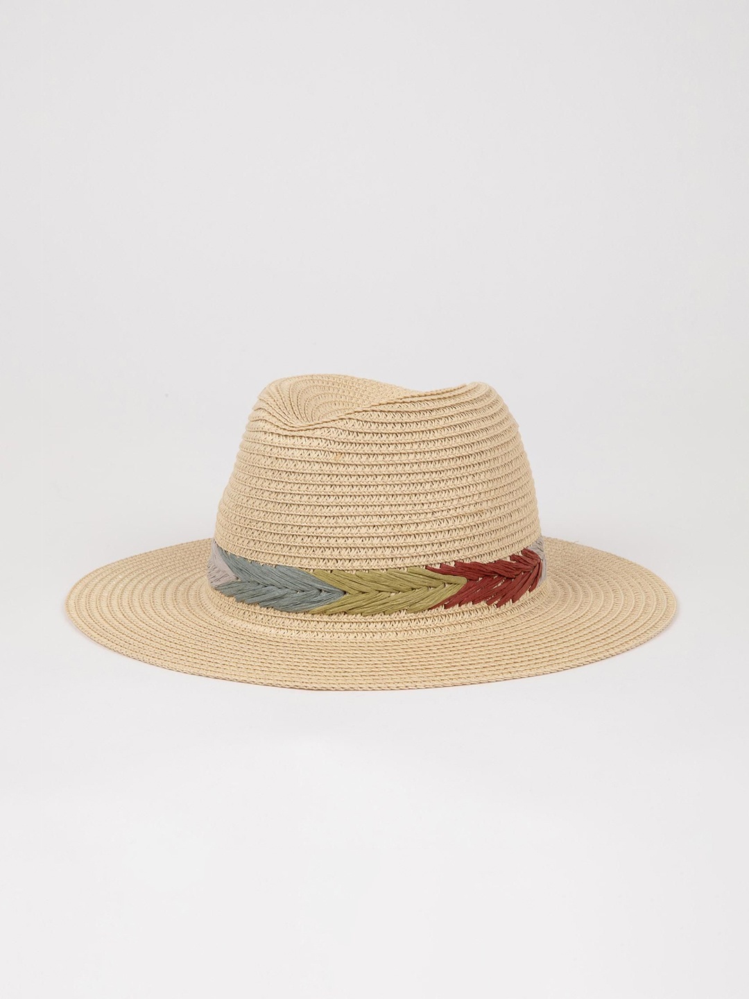 

DeFacto Women Beige Self Design Bucket Hat