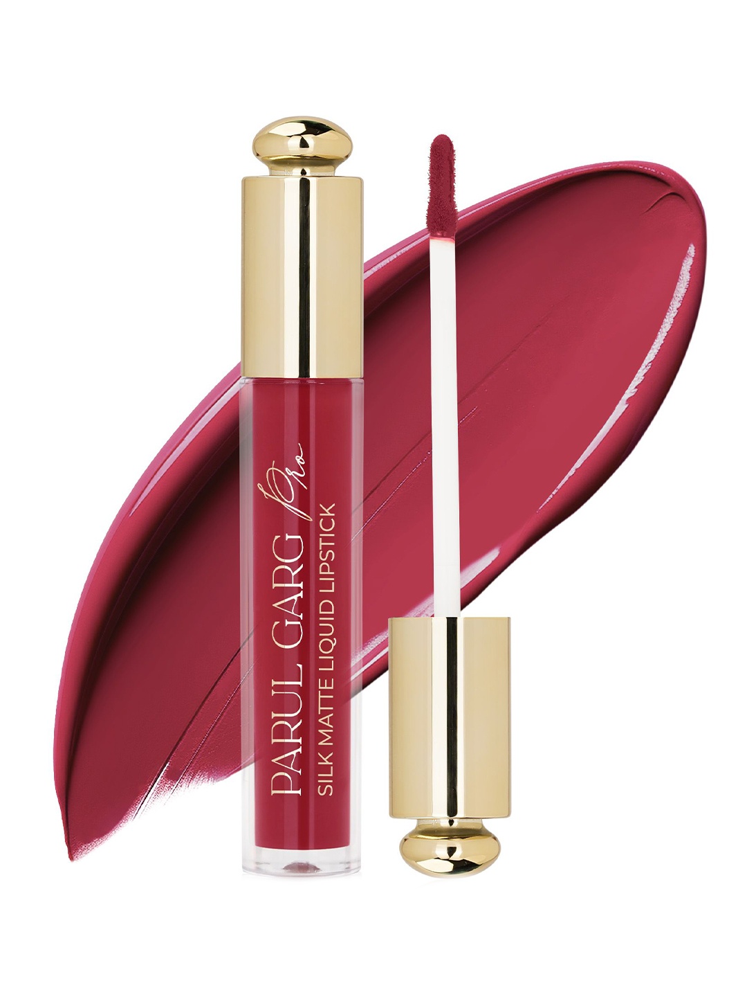 

Parul Garg Pro Silk Matte Waterproof Liquid Lipstick - 3 ml - Orchid 11, Pink
