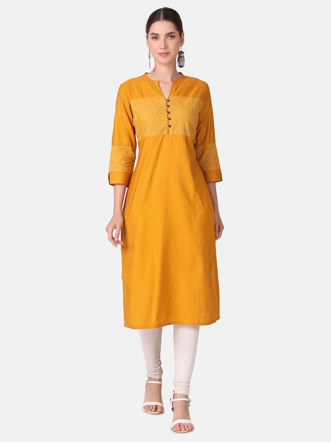 

Pose india Satin Kurta, Mustard