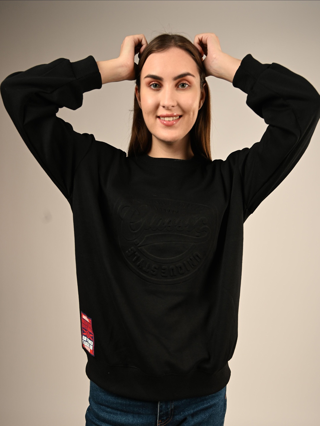 

StyleCast Women Round Neck Top, Black
