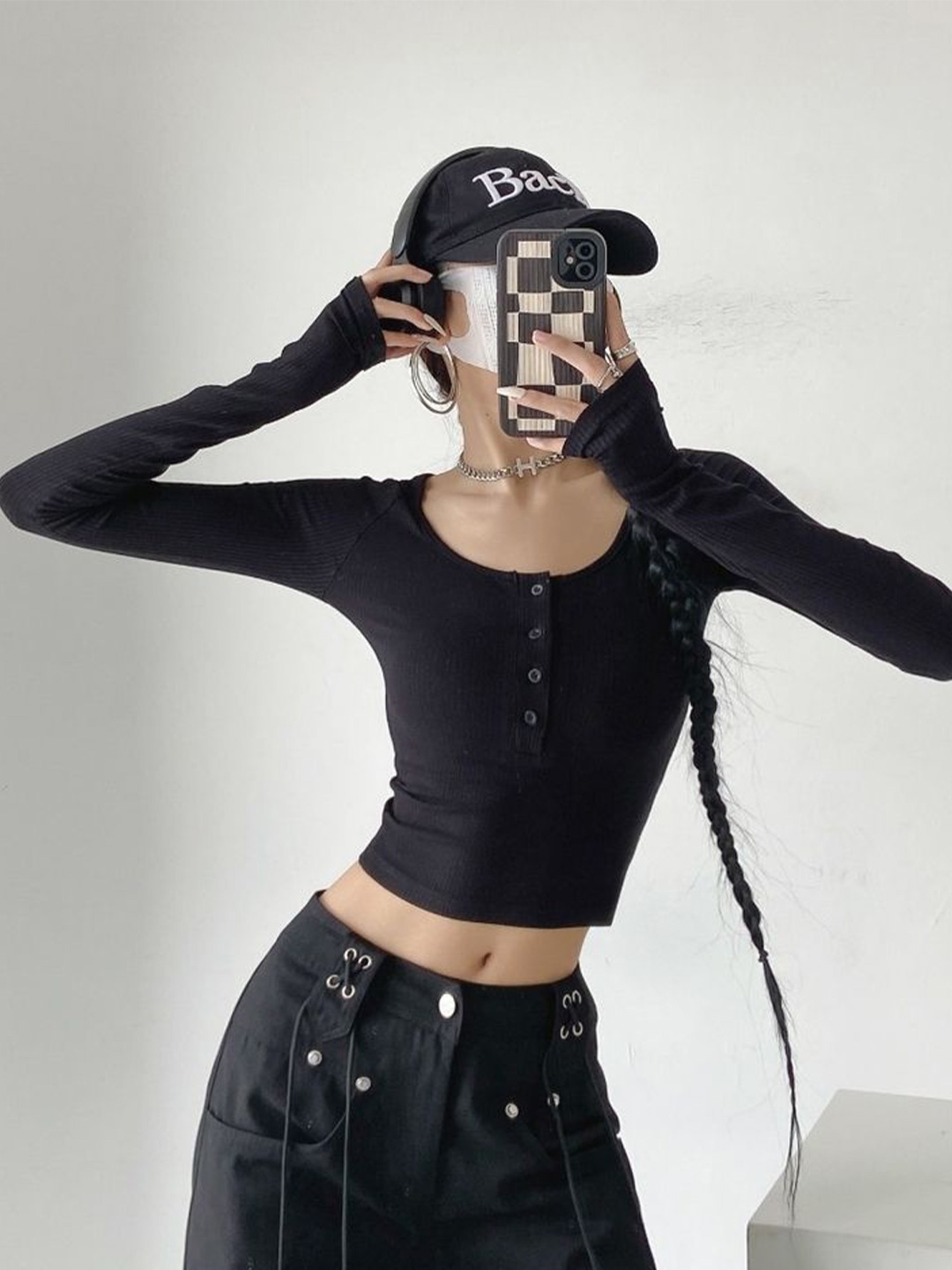 

LULU & SKY Top, Black