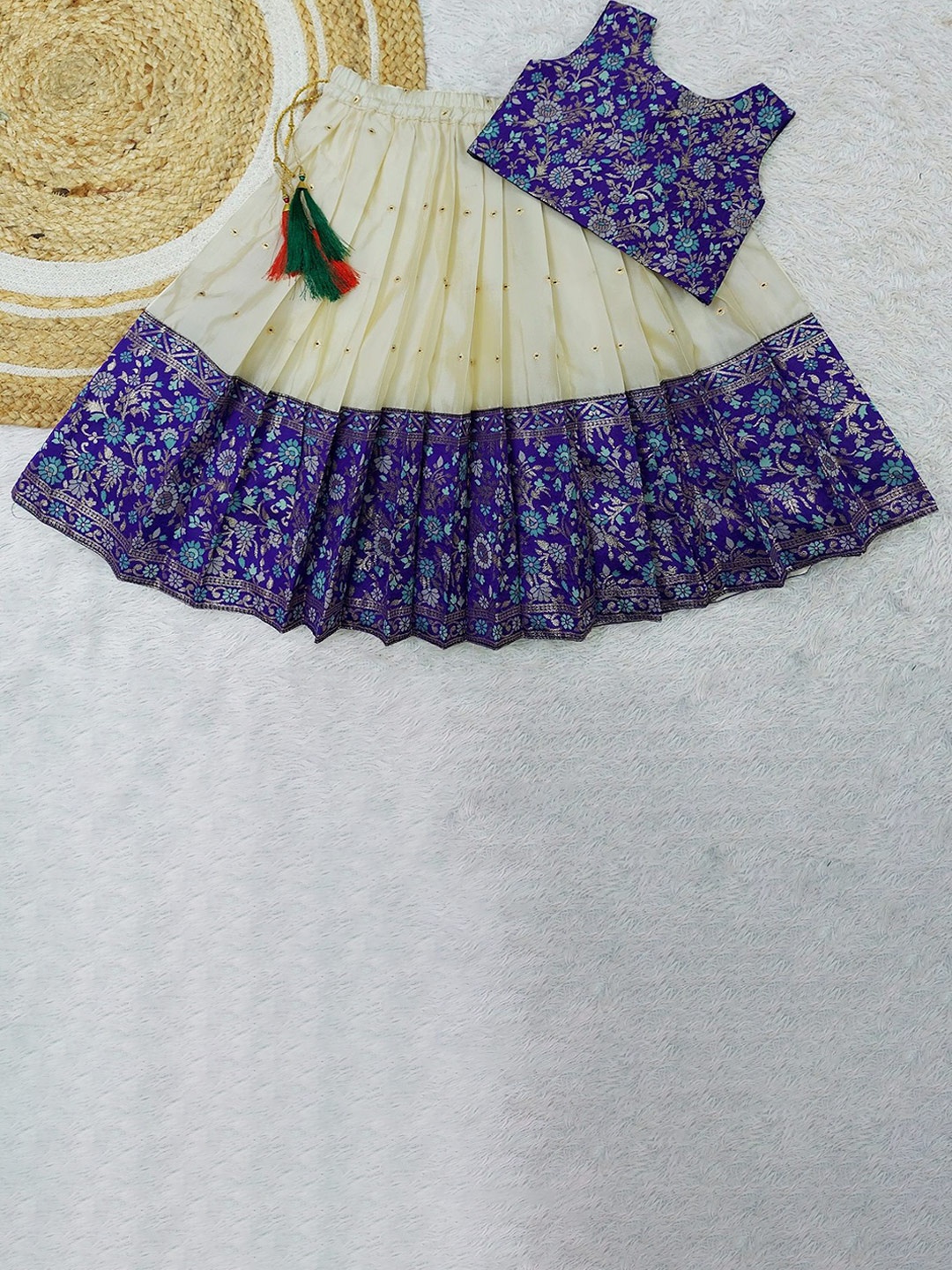 

FELIZ THE DESIGNER STUDIO Girls Ready to Wear Lehenga &, Blue