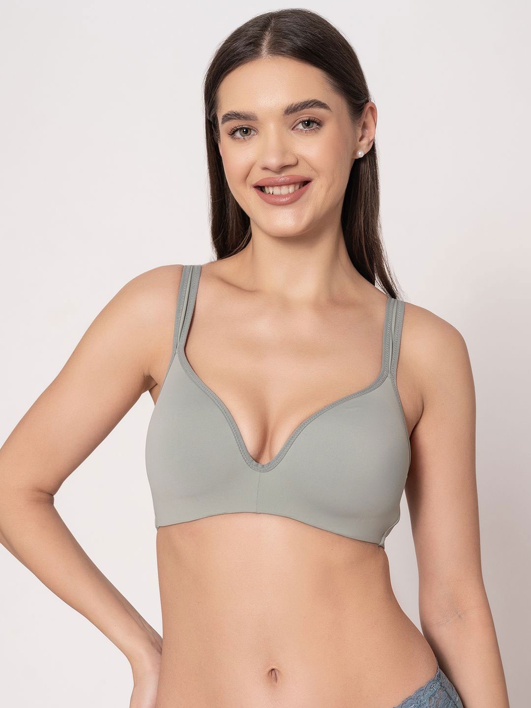 

Chelvet Women Bra Medium Coverage Lightly Padded, Green