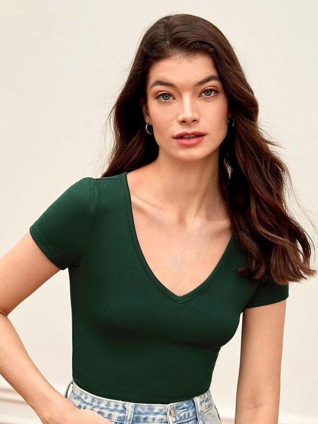 

Stylecast X Slyck Top, Green