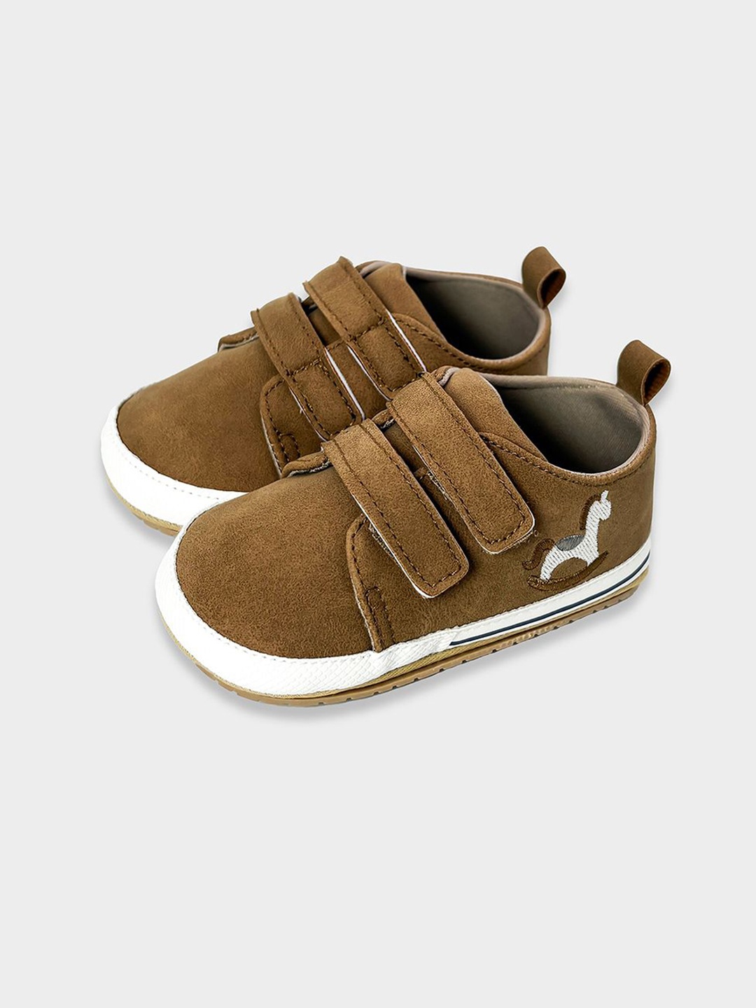 

MiArcus PU Solid Booties-Brown