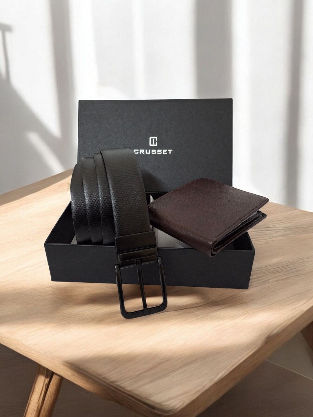 

CRUSSET Men Accessory Gift Set, Black