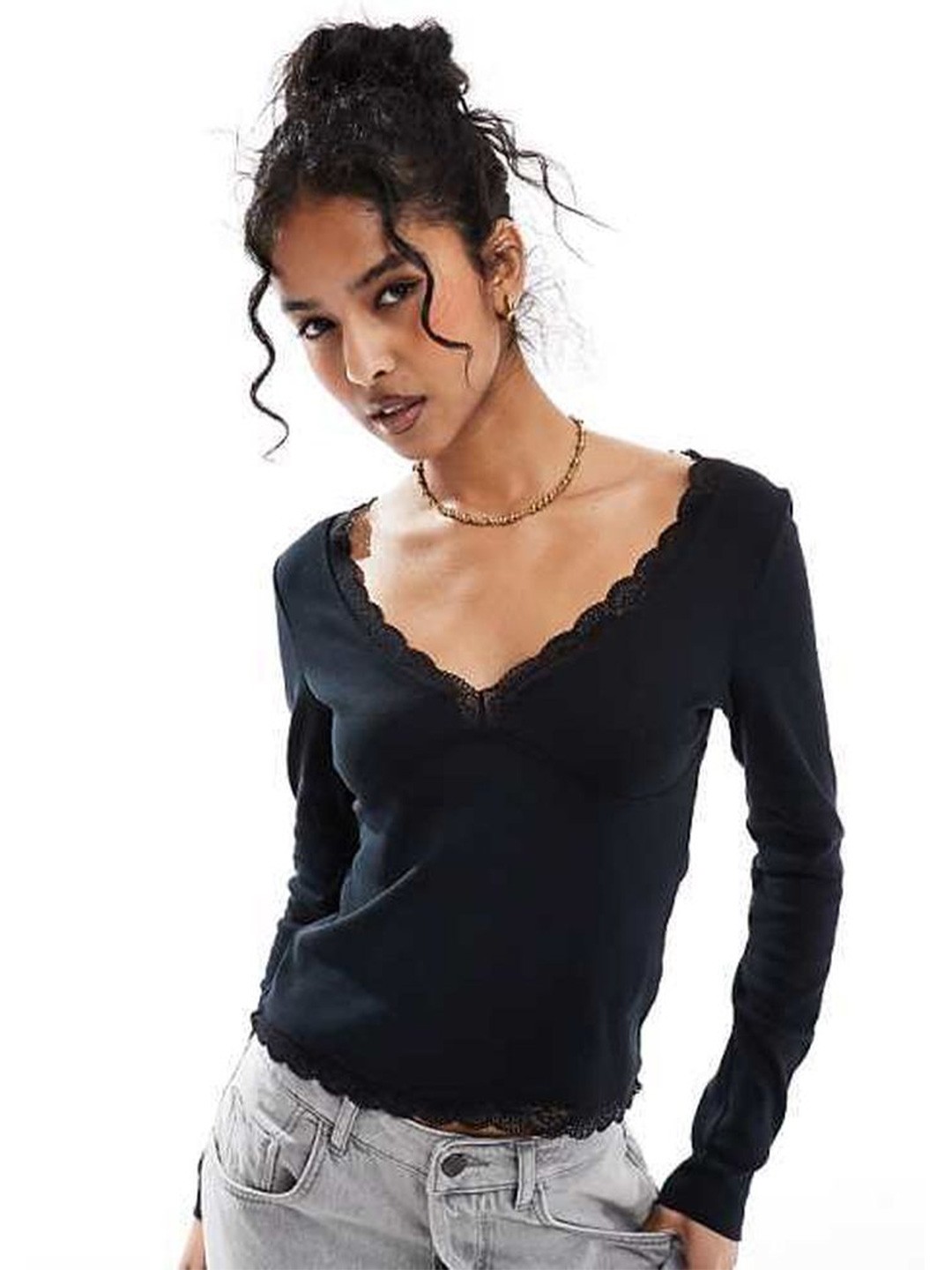 

LULU & SKY Top, Black