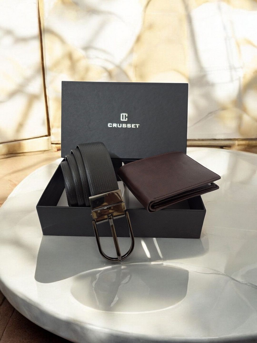 

CRUSSET Men Accessory Gift Set, Black