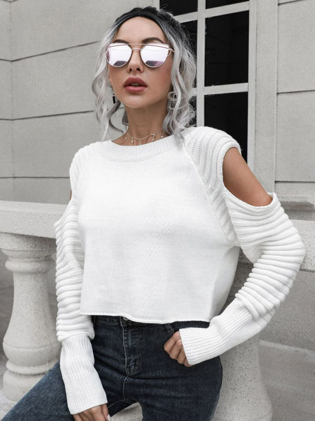 

Oh Rare Women Pullover, White