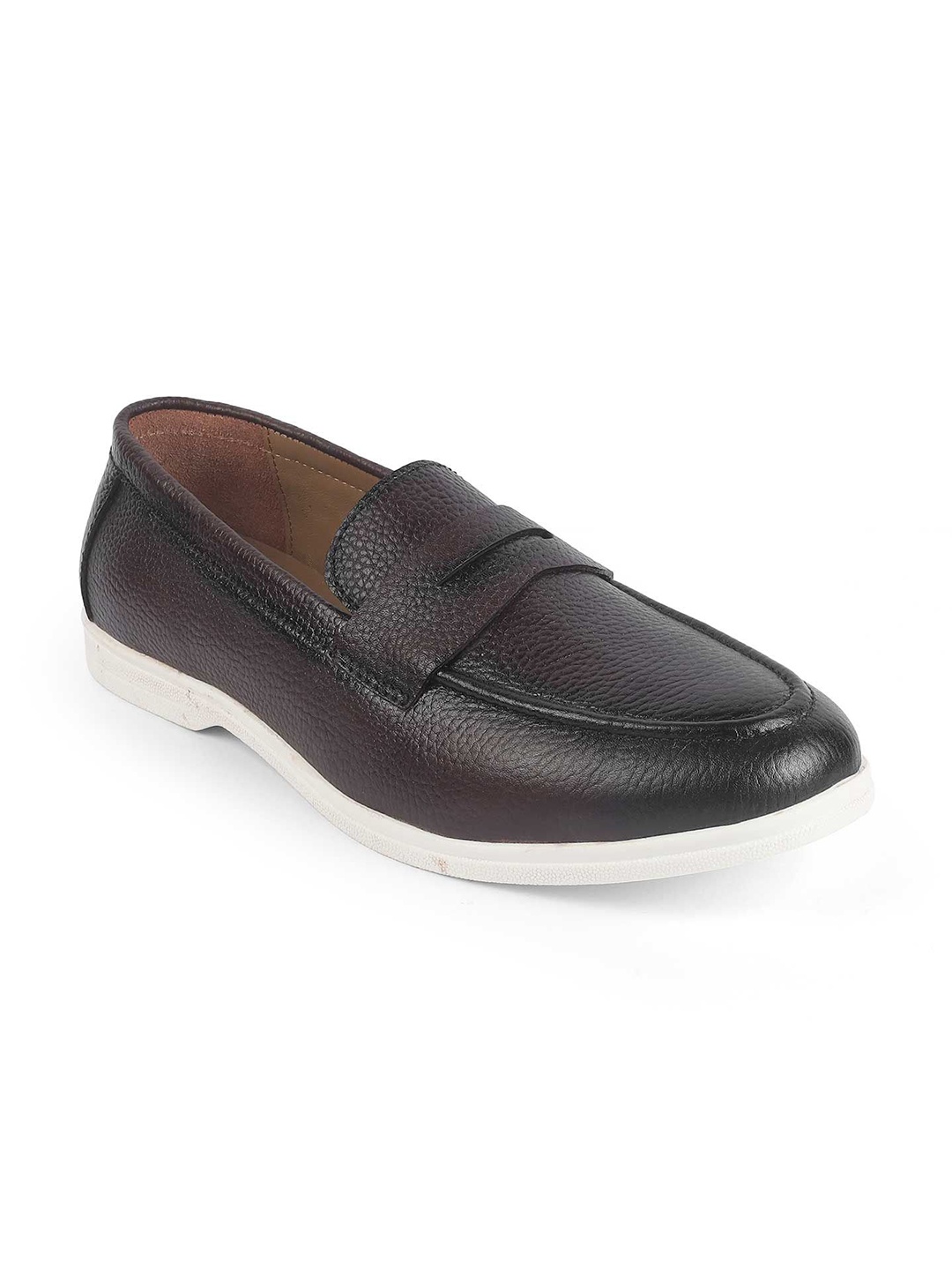

Tresmode Ferra Brown Men'S Leather Driving Penny Loafers
