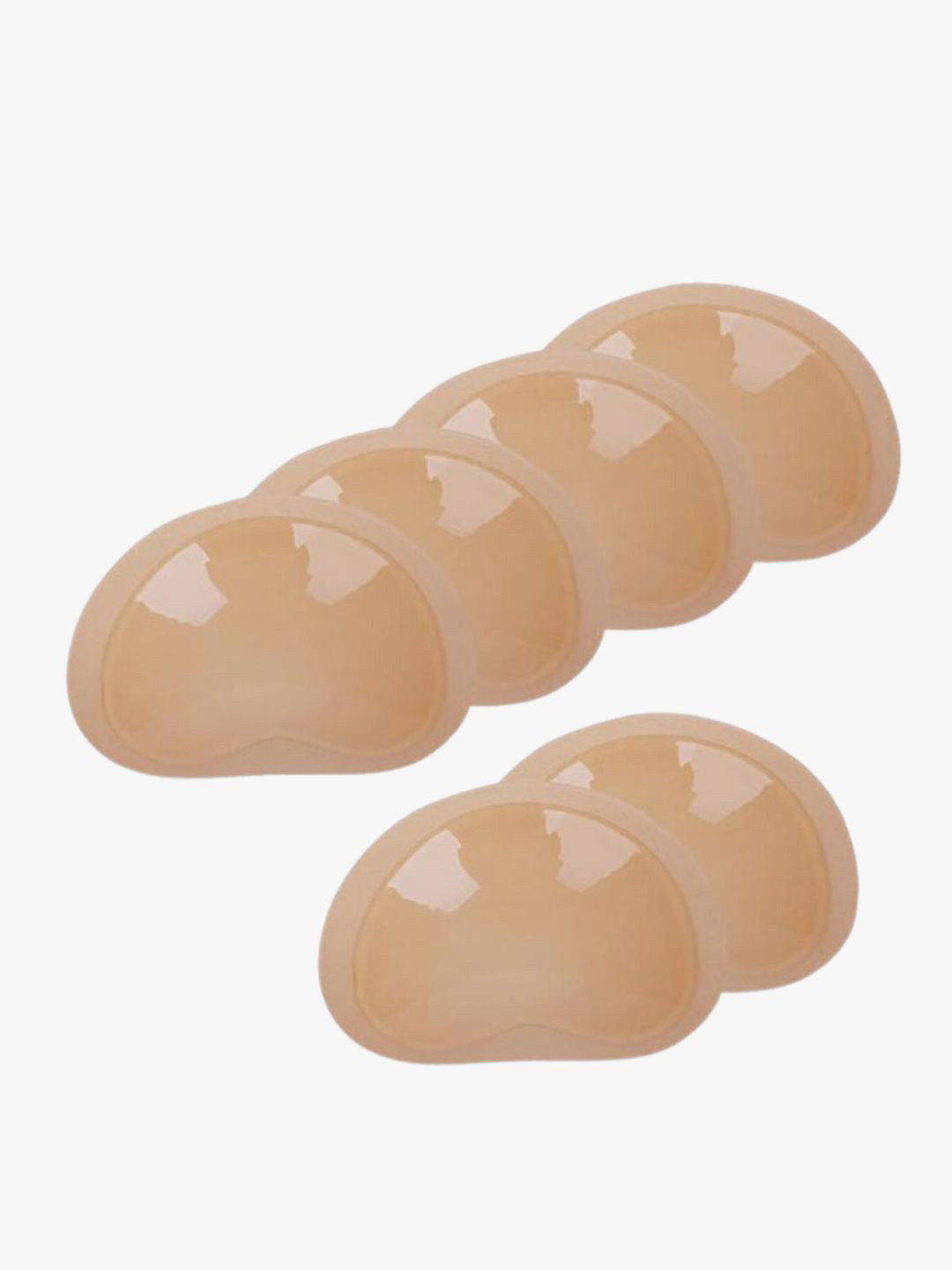 

SECRETS BY ZEROKAATA Set of 3 Non-Allergic Breast Enhancer Stick-On Lingerie accessories, Nude