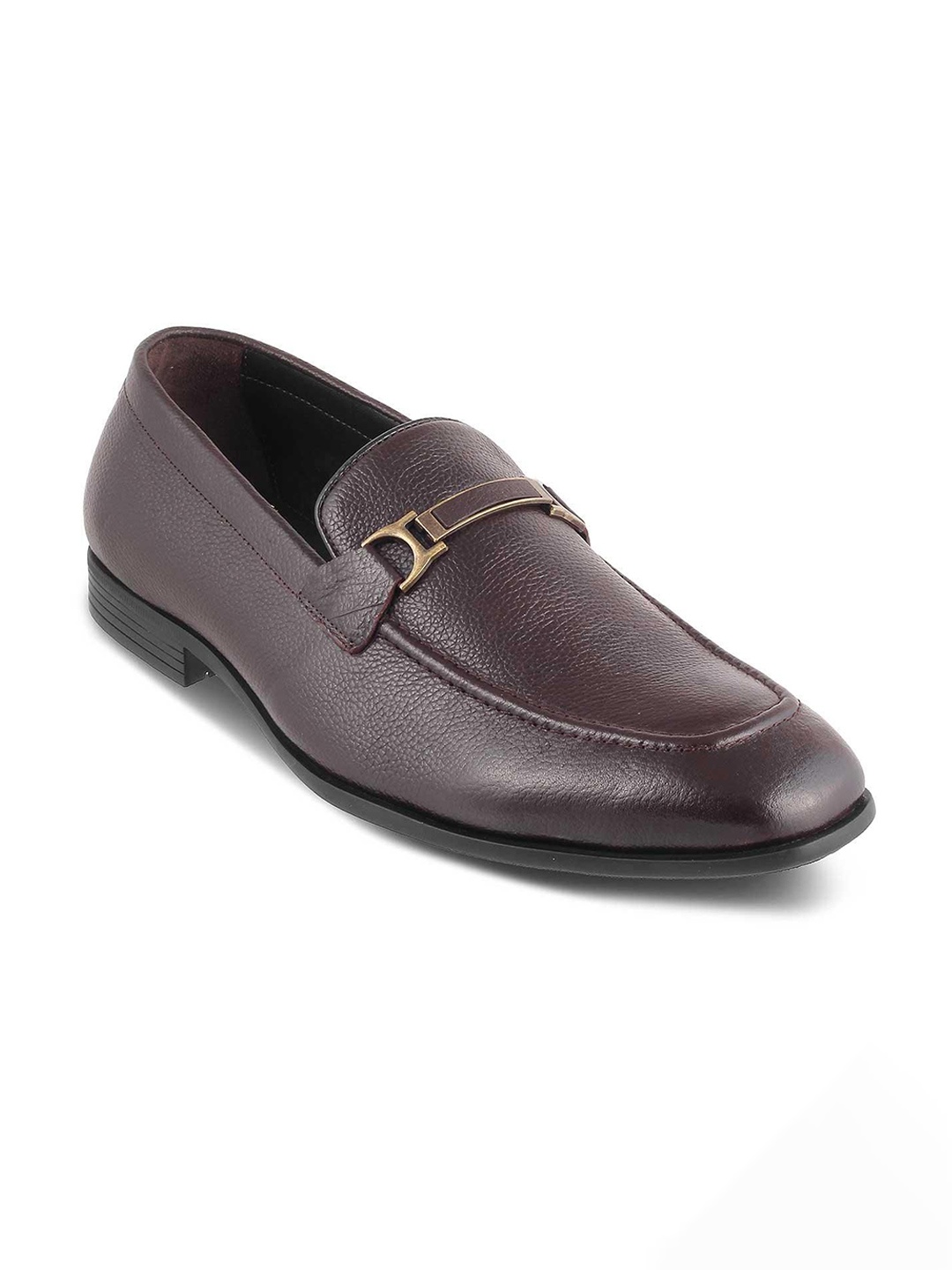 

Tresmode Men Leather Formal Loafers, Brown