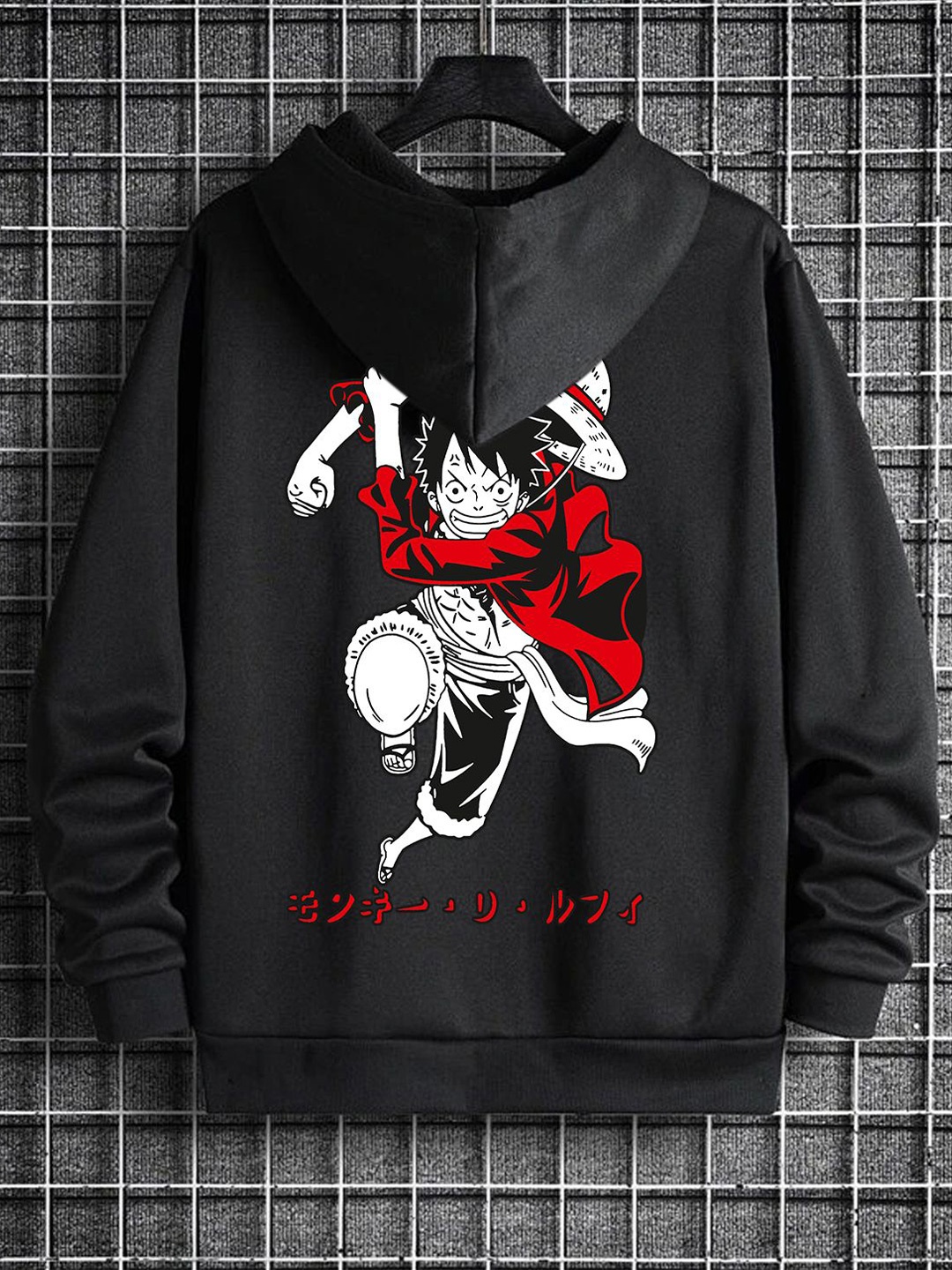 

zentik Men Printed Hooded Sweatshirt, Black