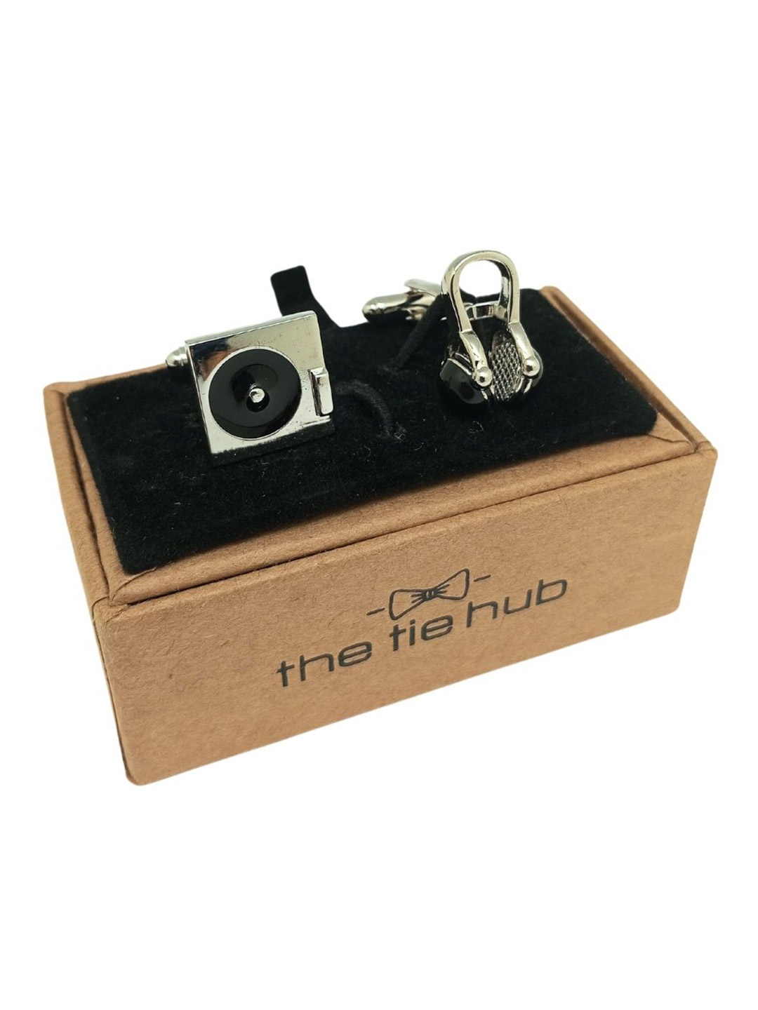 

The Tie Hub Contemporary Cufflink, Silver