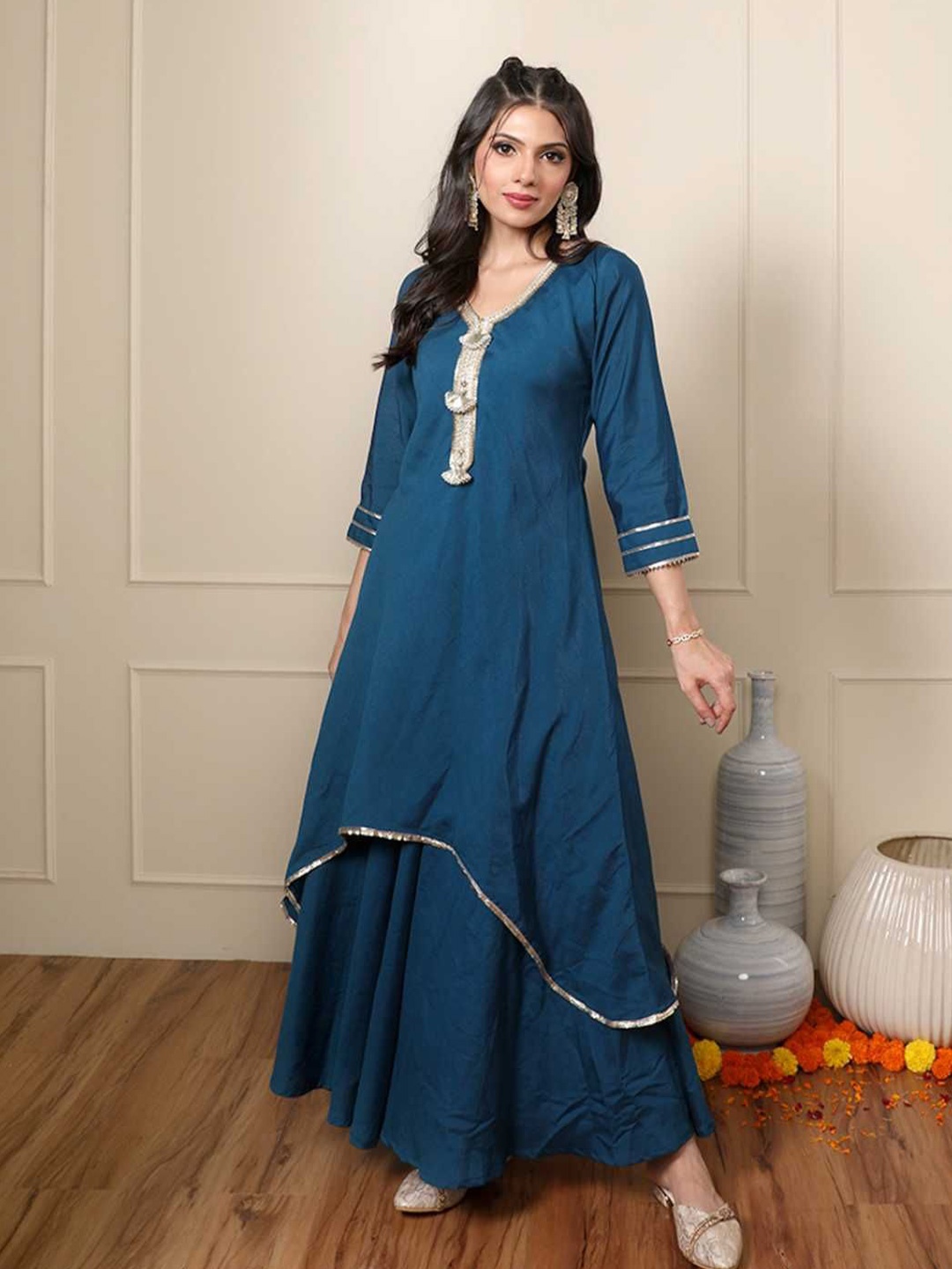 

Label Ishnya Maxi Dress, Teal
