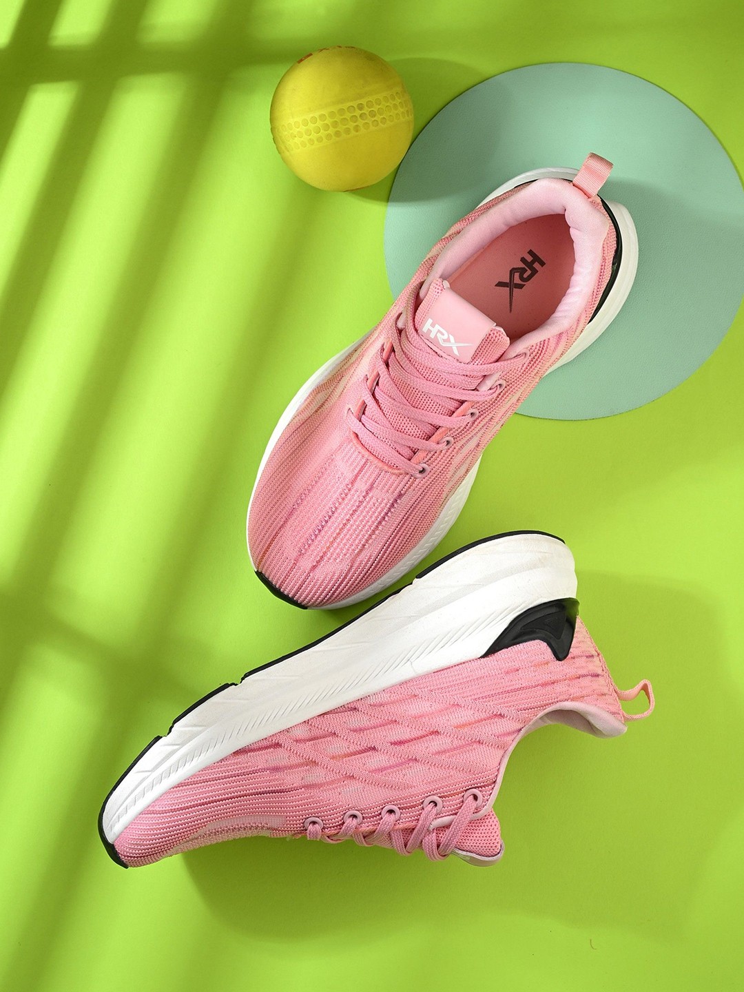 

HRX by Hrithik Roshan Women Mesh Running Non-Marking Shoes, Pink