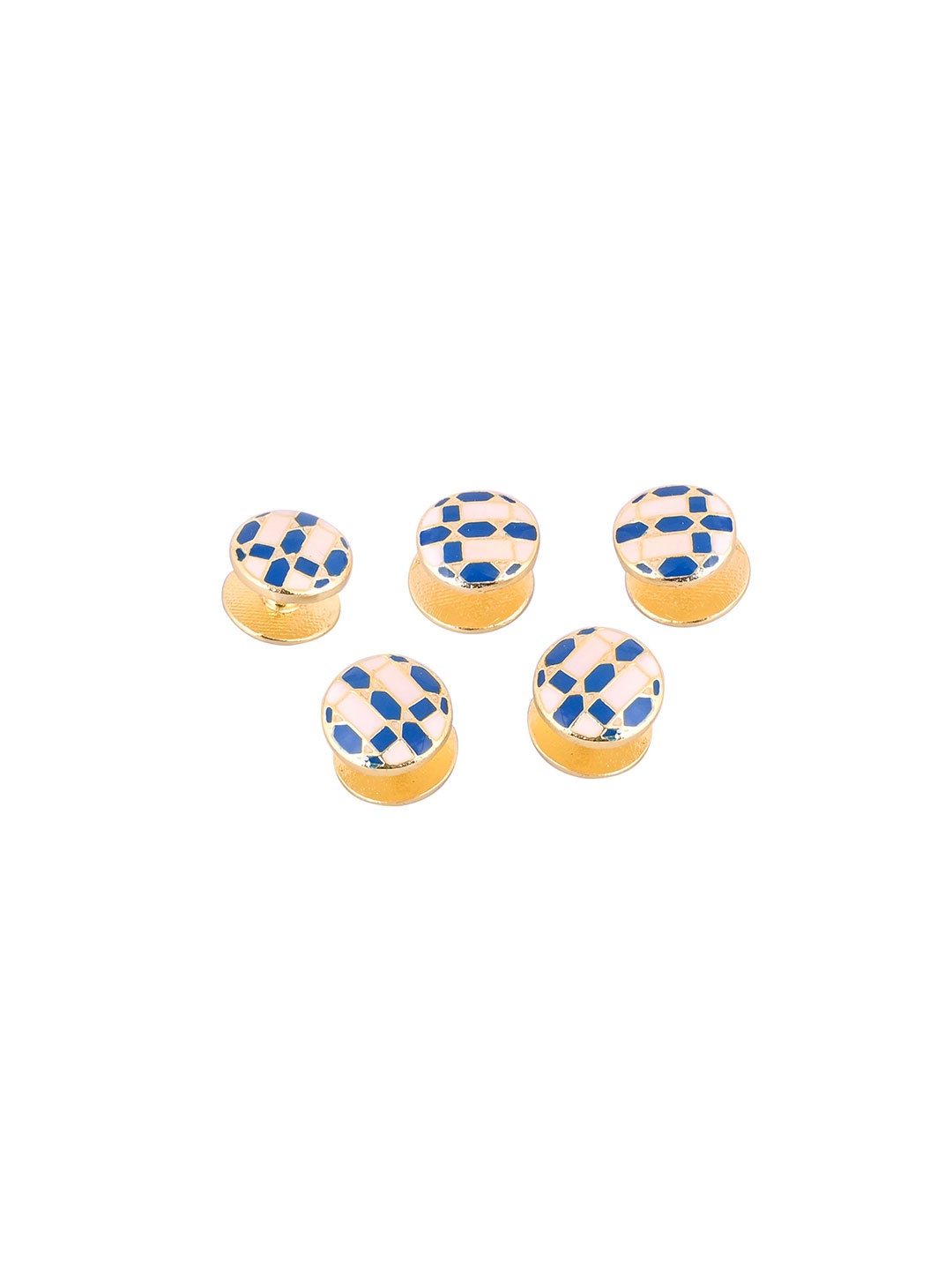 

House of Pataudi Set Of 5 Gold Plated Kurta Button